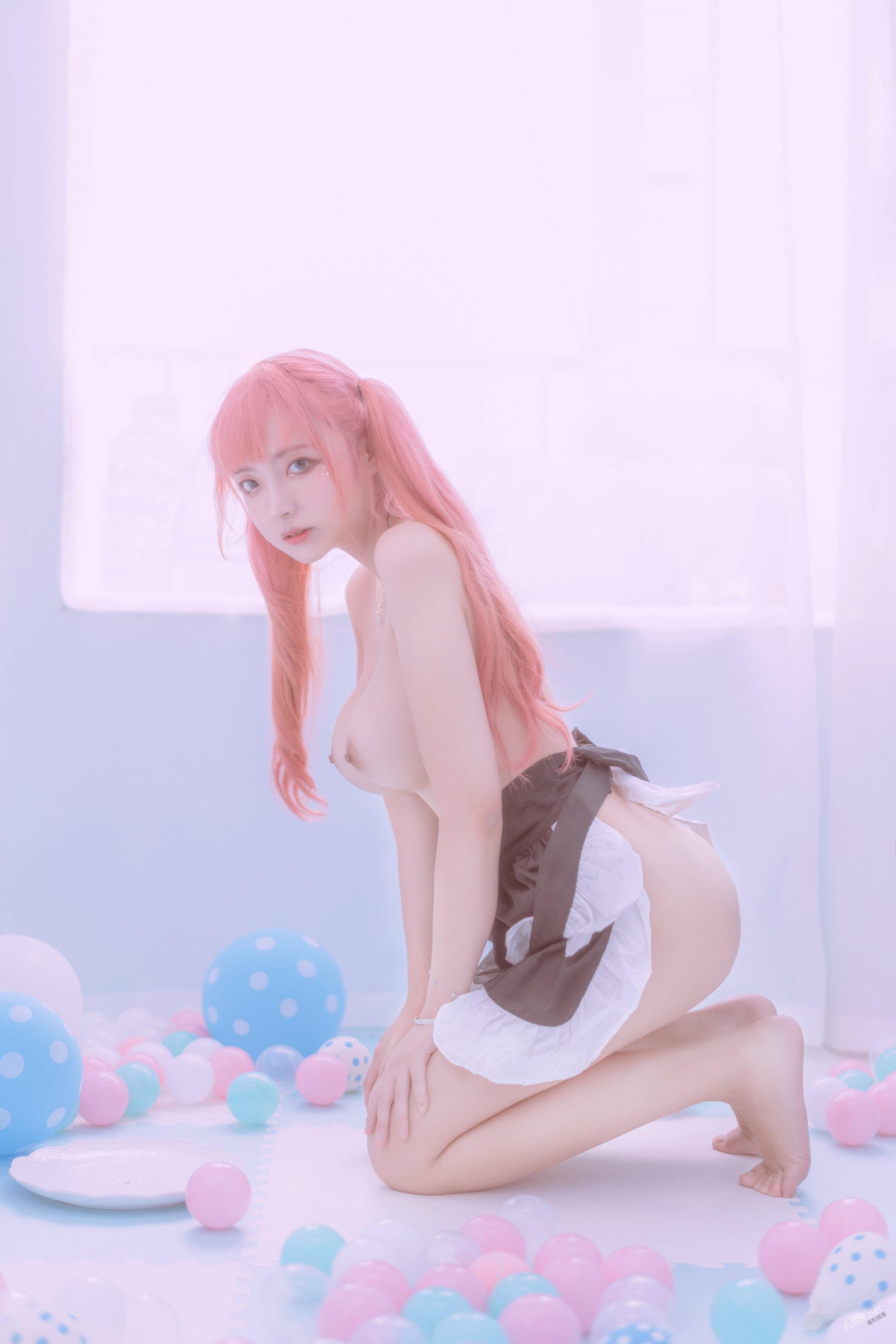 一只雲燒-緋紅女僕 46P