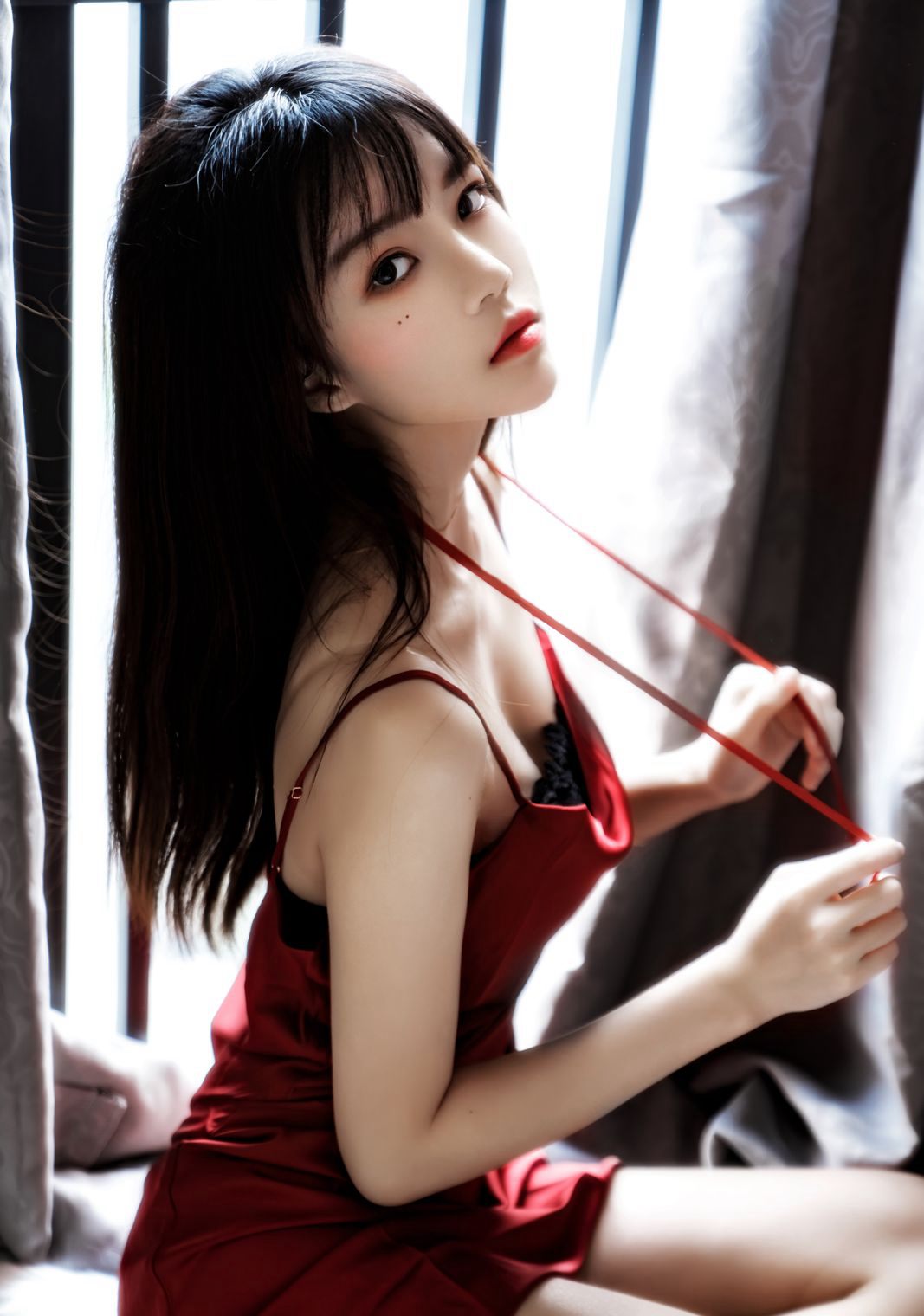 Large Scale COS of Beautiful Woman Sakura Tao Meow COSPLAY Sexy Lace Lingerie Photos