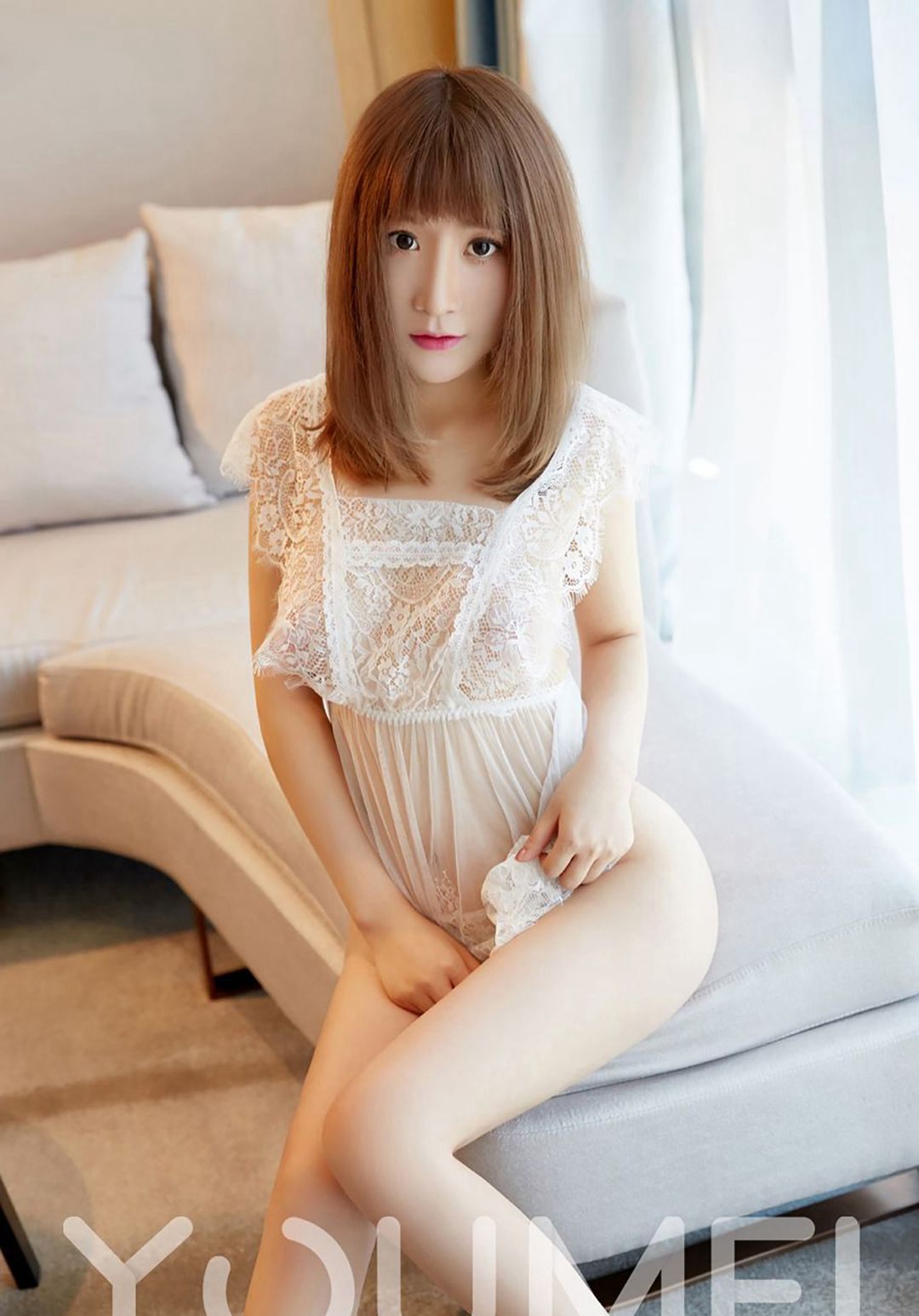 Fei Yue Ying - Cherry Sexy Lace Lingerie Temptation Big Breasts HD Pictures