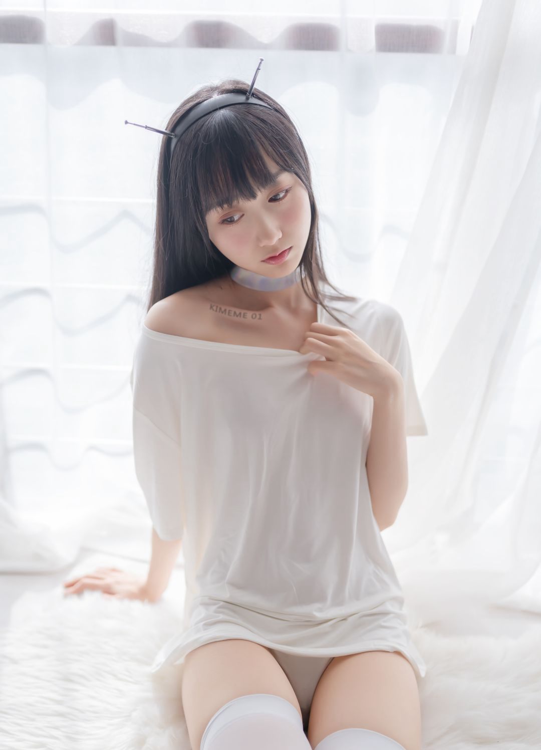 Ảnh cosplay mỹ nữ quyến rũ với mông đẹp, chân dài, da trắng mịn, hình ảnh lớn尺度 phúc lợi.