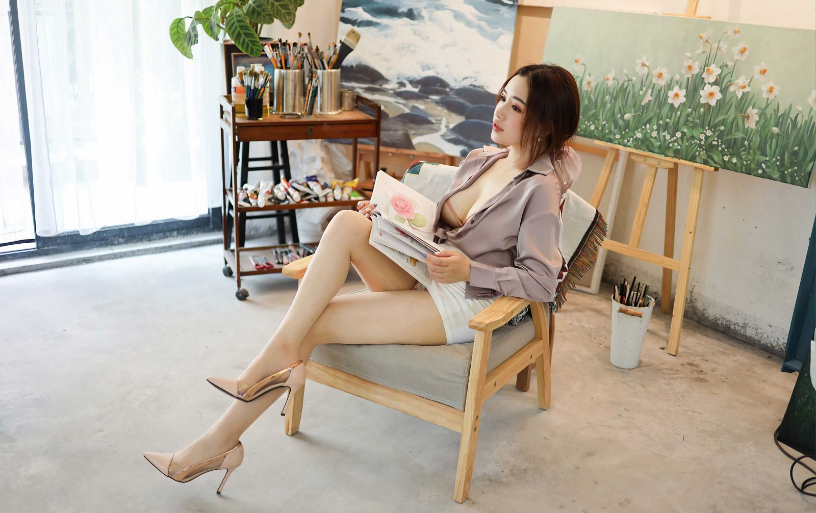 蛋糕cake丰满嫩白大奶美女性感大圆臀丁字裤高清图