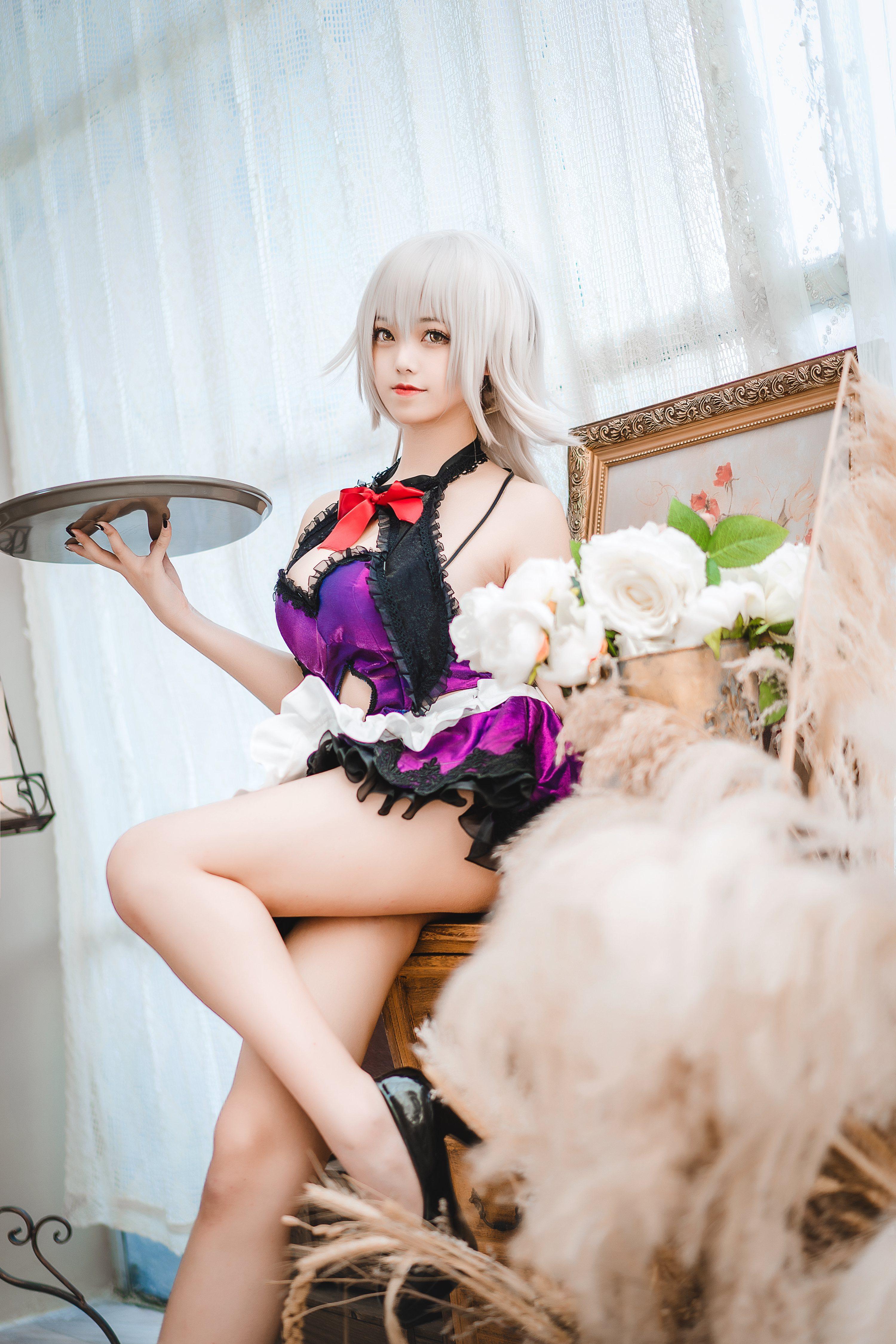蜜汁猫裘 Vol.046: 贞德女仆 40P