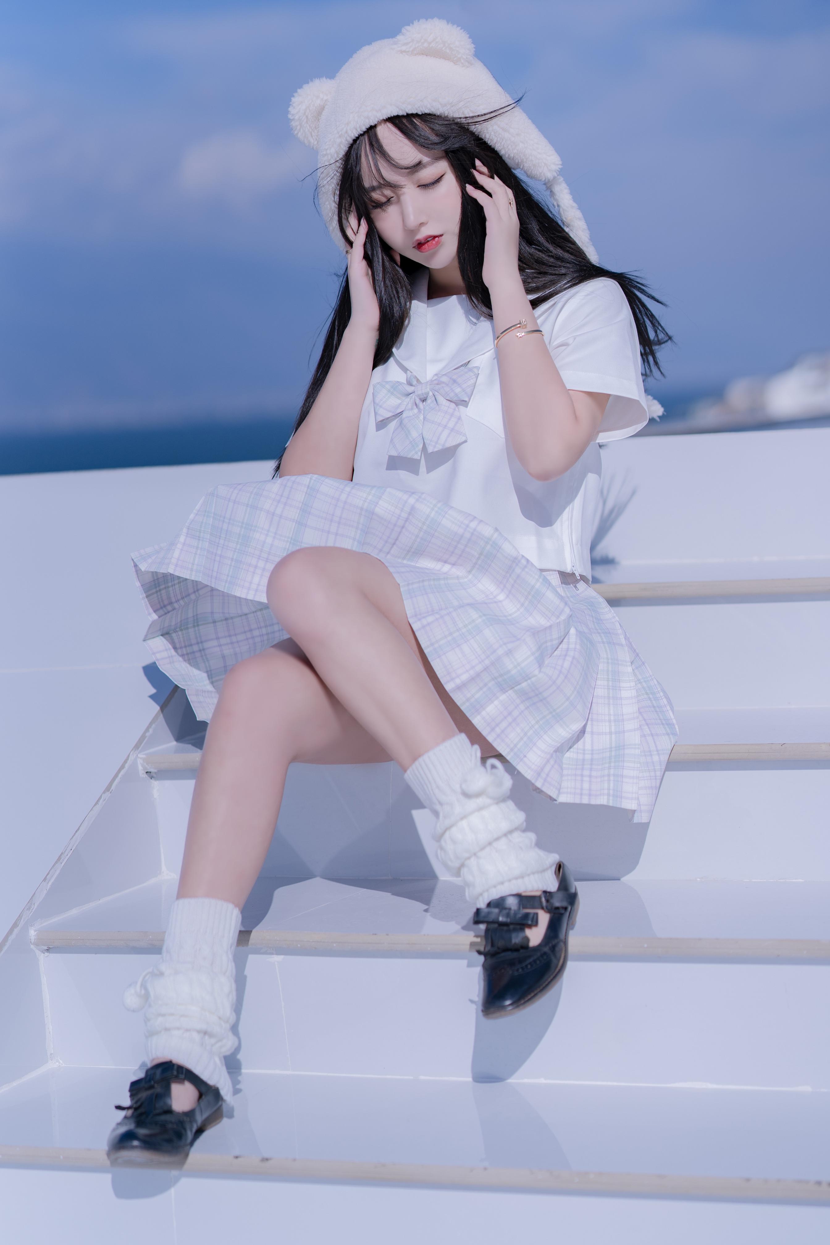 过期米线线喵 - 天台JK 58P