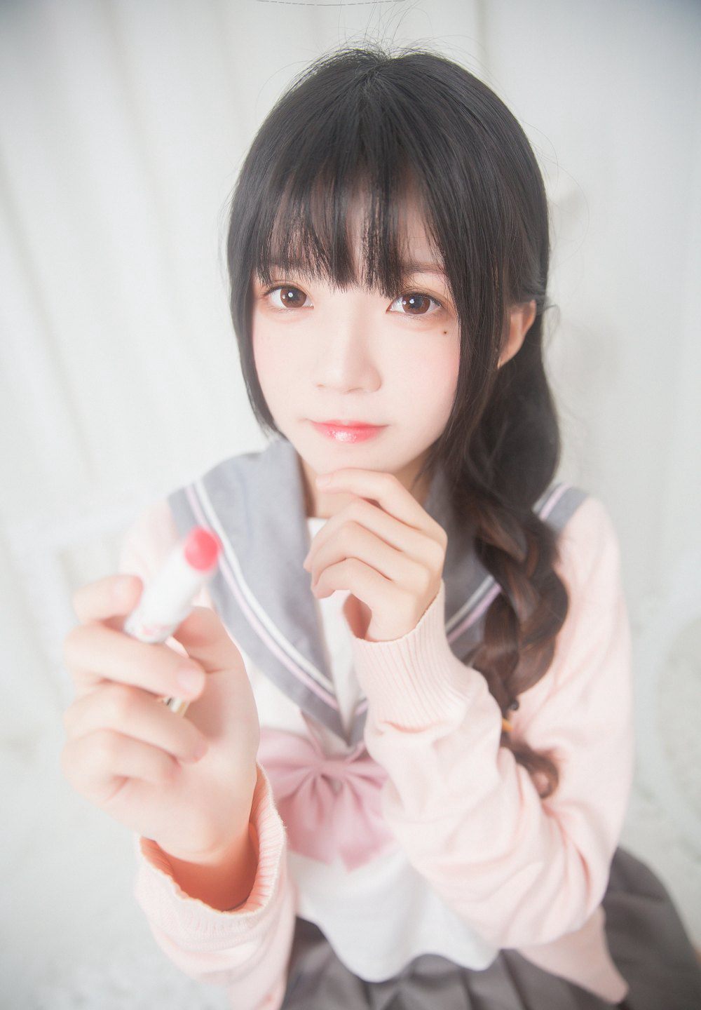 桜桃喵 2020 cosplay セクシーJK制服 高画質福利 大胆エロ画像