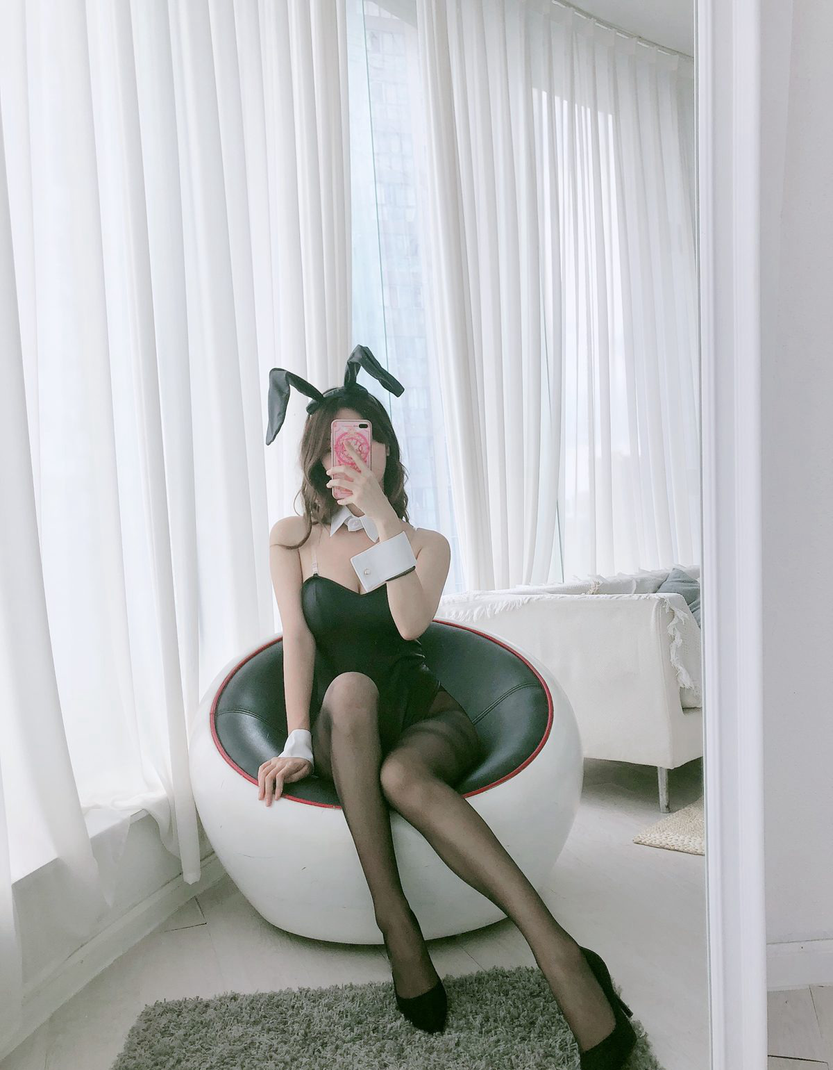 cosplay妹子黑川大尺度黑絲汙圖性感美腿JK