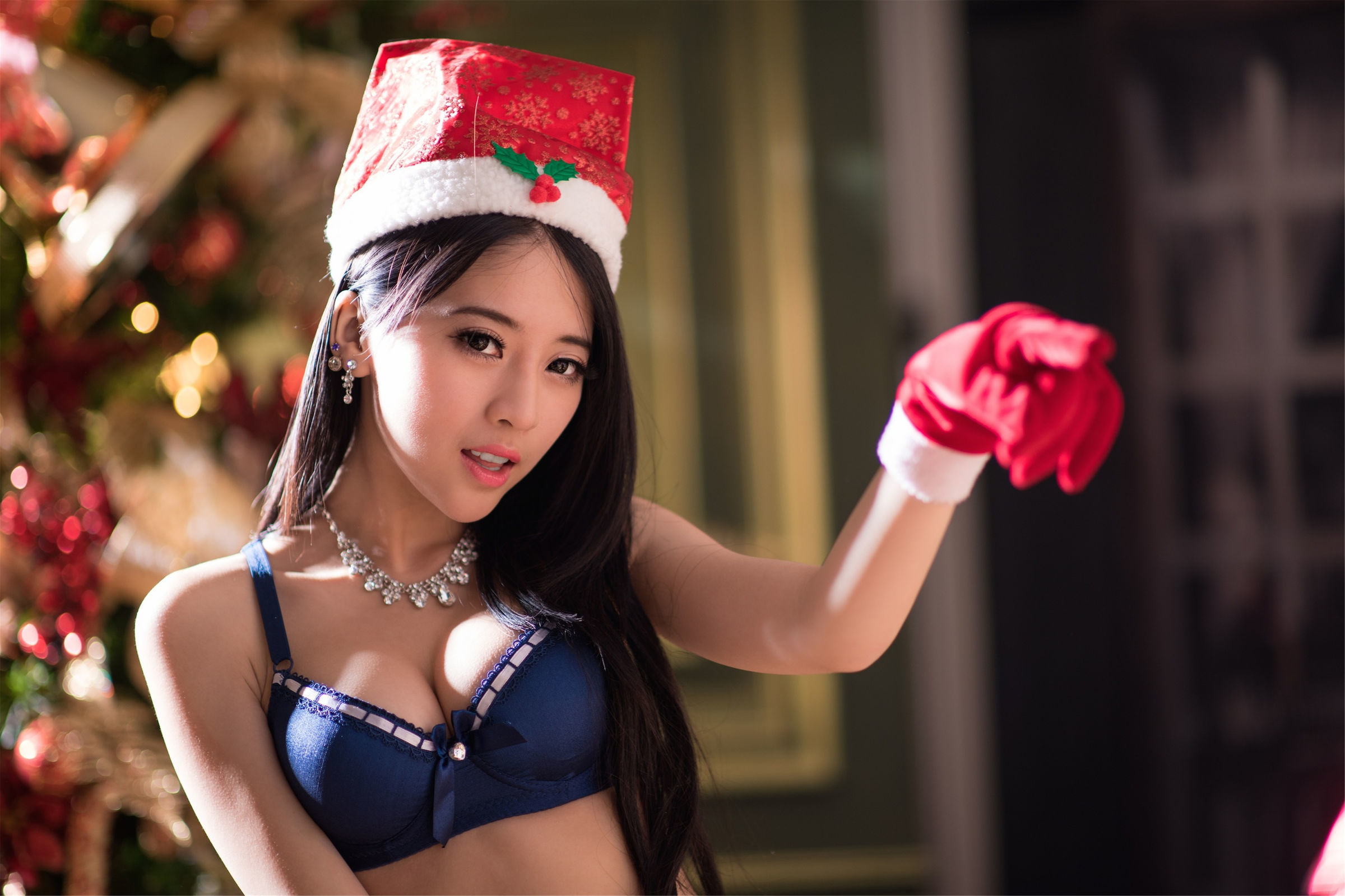 Taiwan Beauty] Otaku Goddess Zhang Chuman - Chinese Style Christmas Qin Er Peng