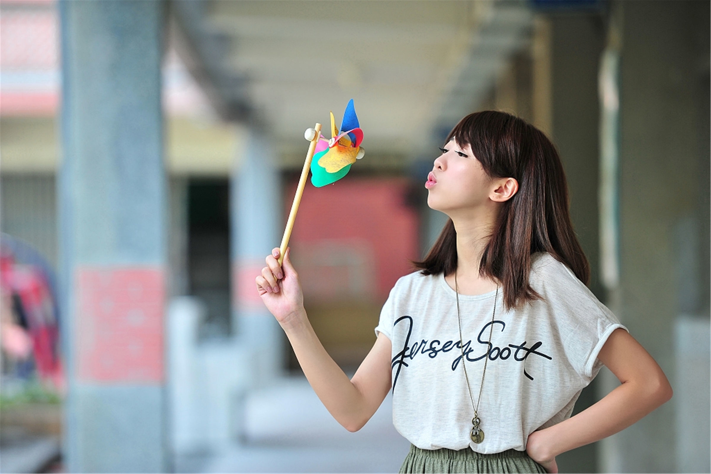 Taiwan Beauty] Xiao Yu Shilin Elementary School Outdoor Shoot