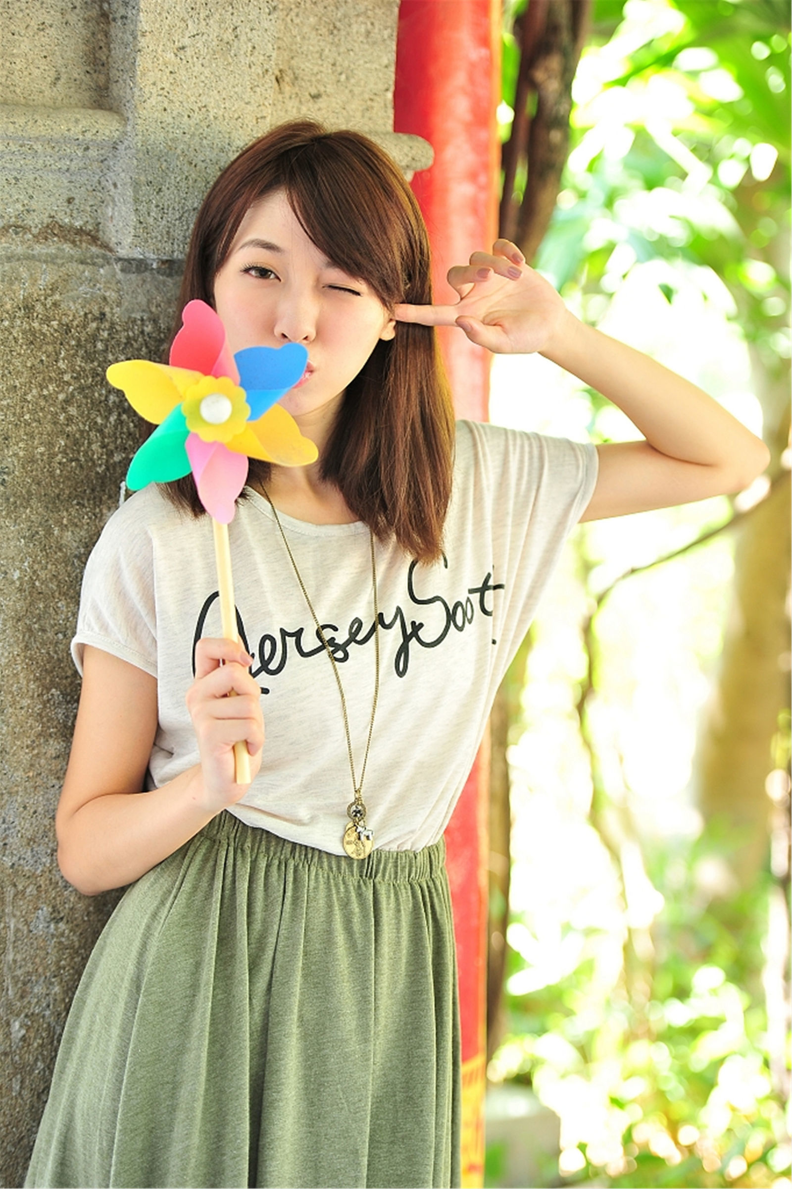 Taiwan Beauty] Xiao Yu Shilin Elementary School Outdoor Shoot