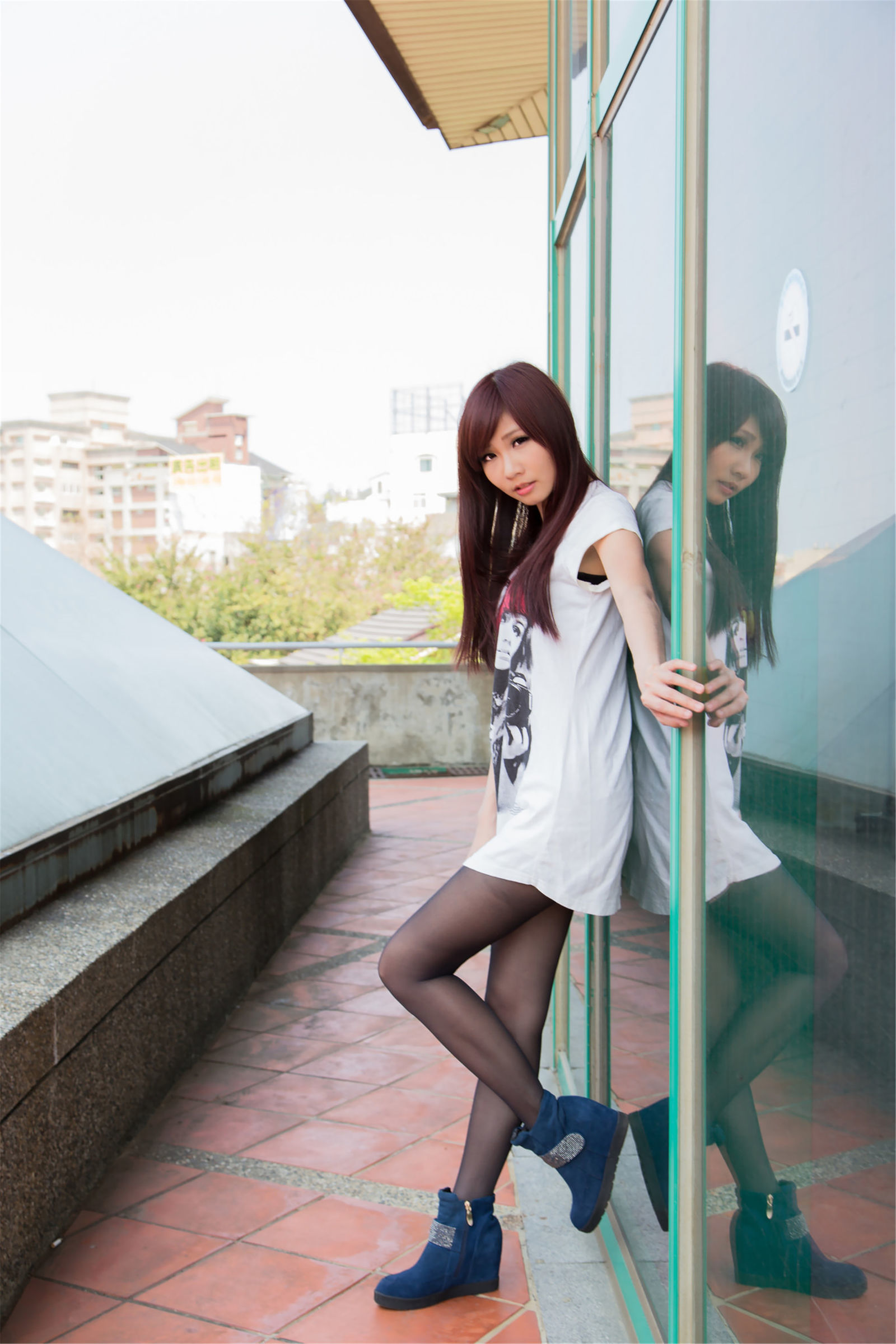 Taiwan Beauty Zhang Yachuk Chu Lovely Style