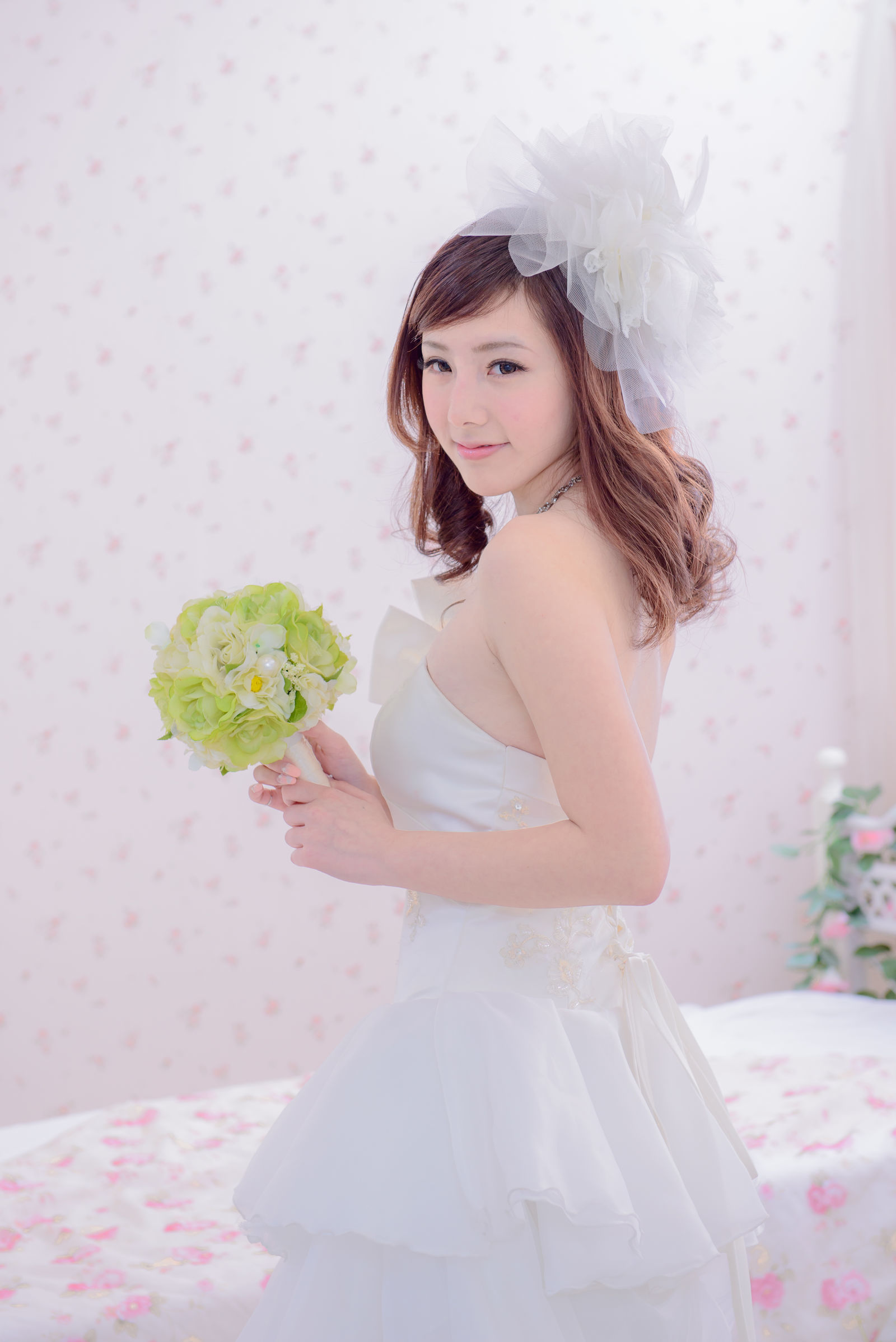 Người đẹp Đài Loan] Trần Tư Anh Bộ sưu tập ảnh cưới váy cưới màu xanh trắng