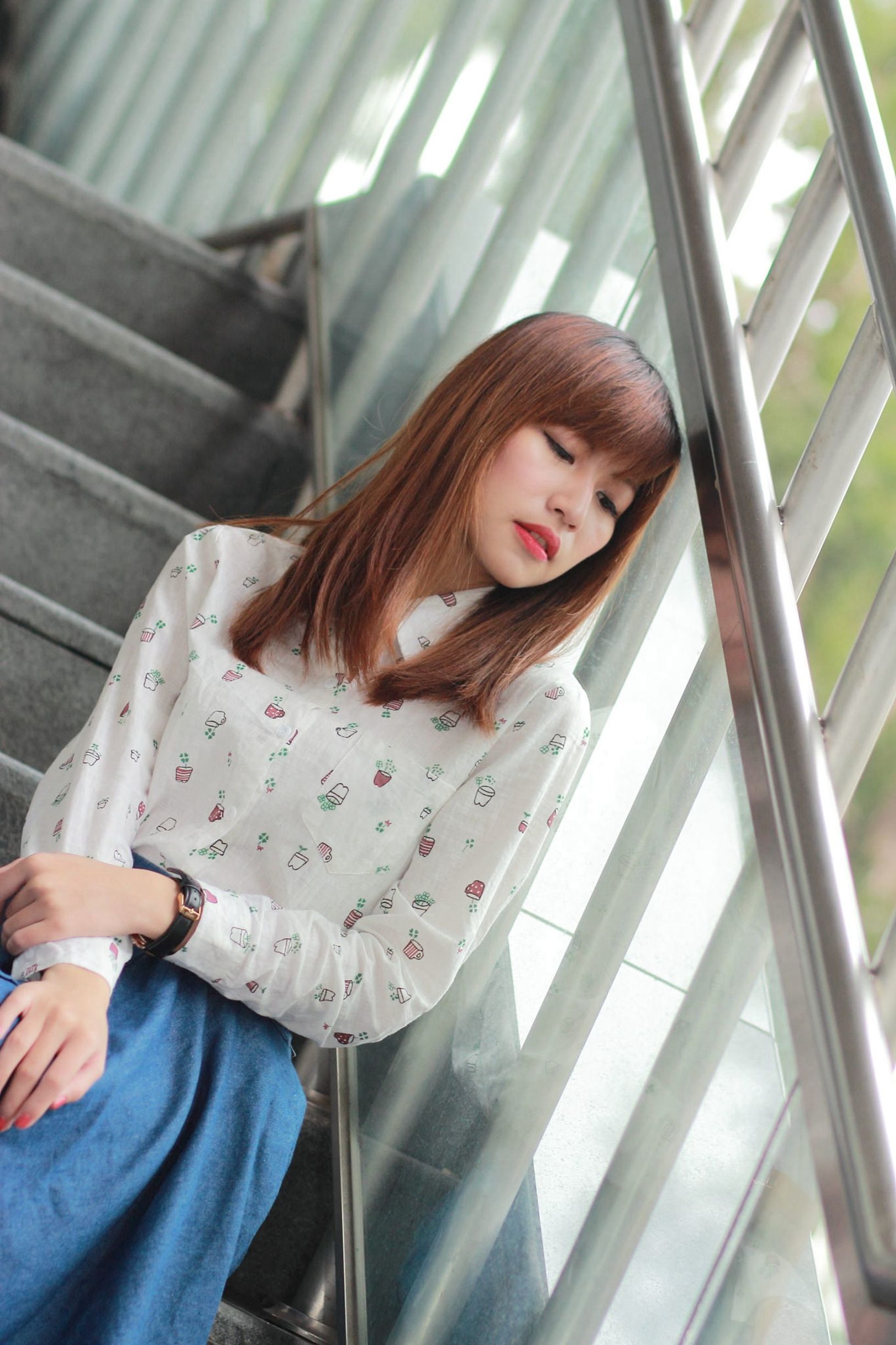 台湾の美女] 制服の女子生徒 No.001 リン・ウェンディ