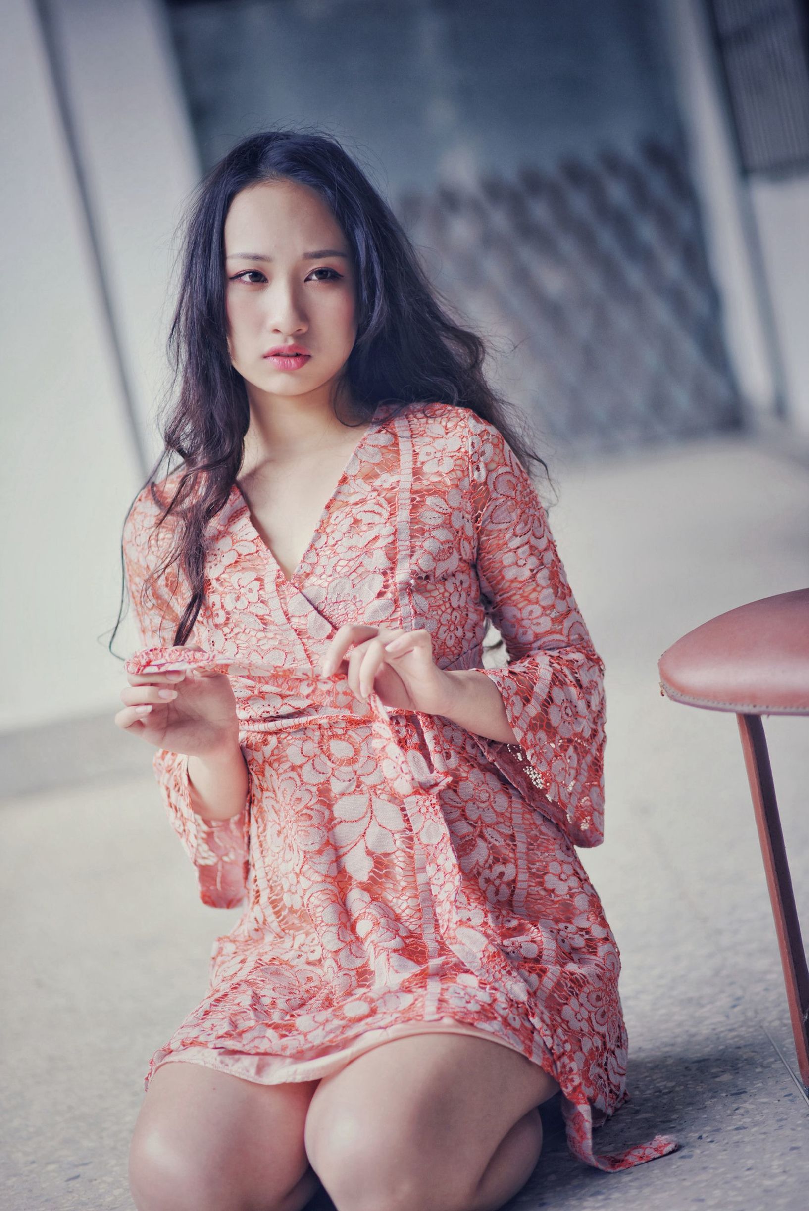 台湾の美女] 制服の女子 No.006 岑晴晴 ゆったりとしたセクシー