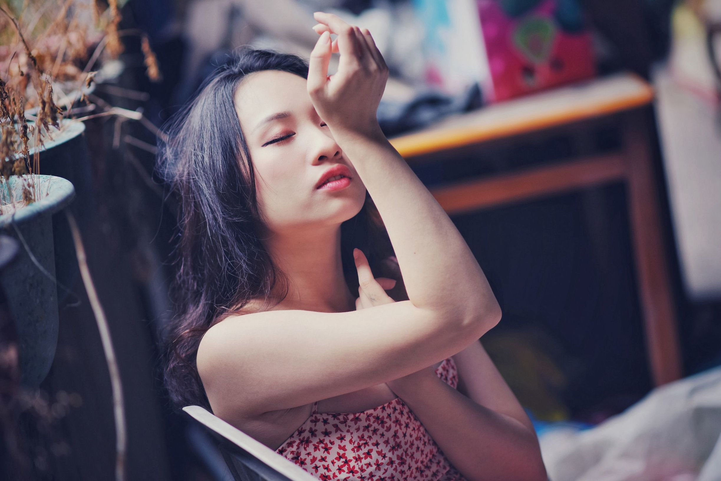 台湾の美女] 制服の女子 No.006 岑晴晴 ゆったりとしたセクシー