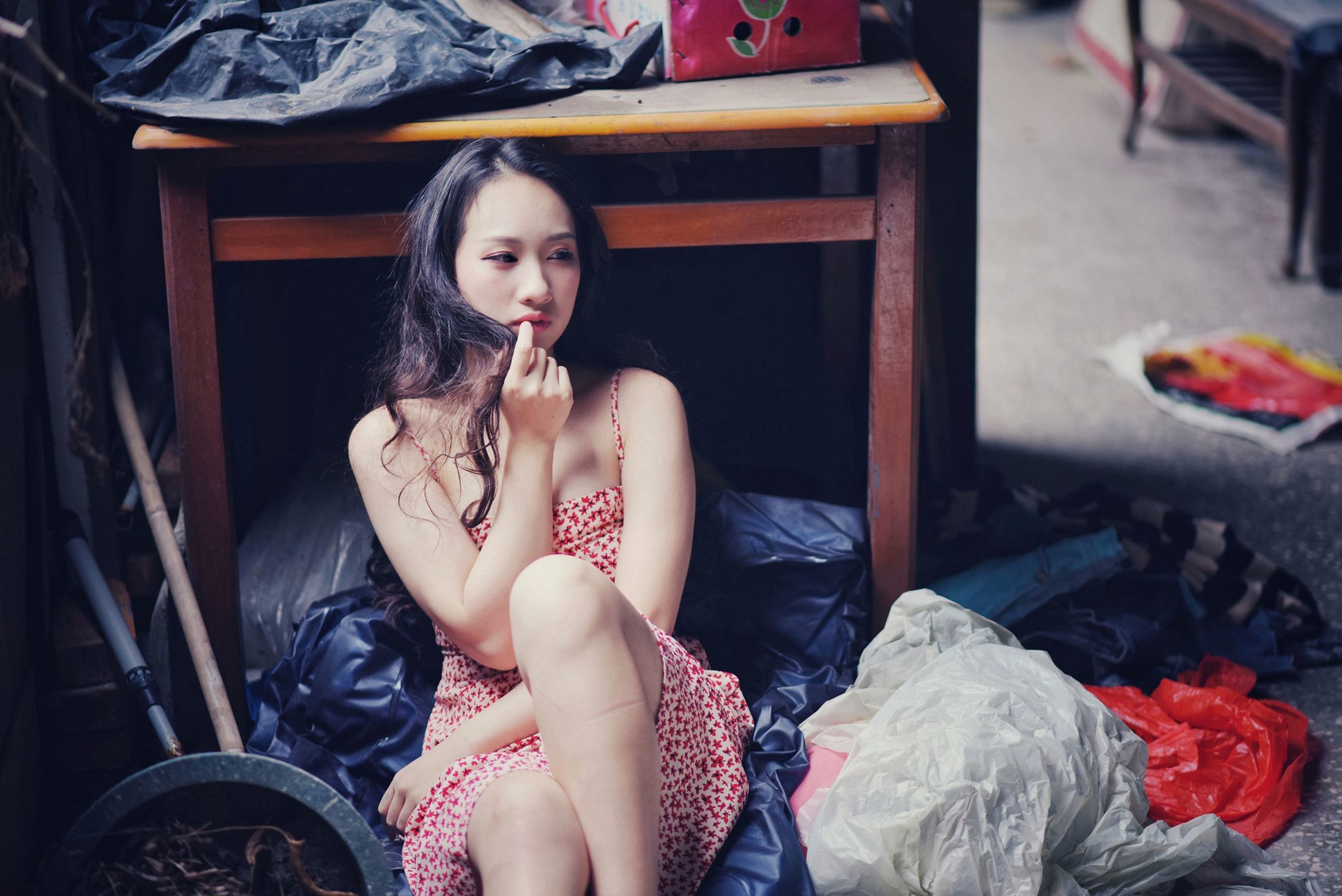Taiwan Beauty] Uniform Girl No.006 Cen Qingqing: Lazy Sexy