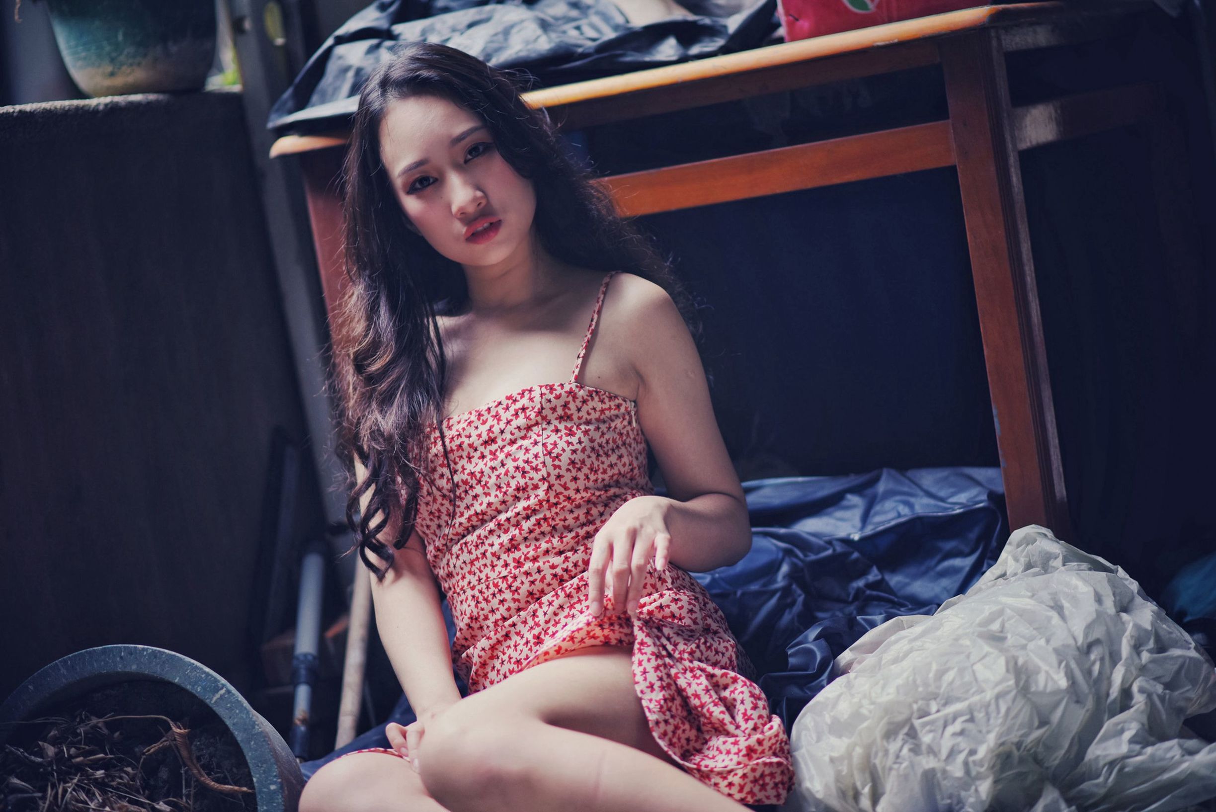 Taiwan Beauty] Uniform Girl No.006 Cen Qingqing: Lazy Sexy