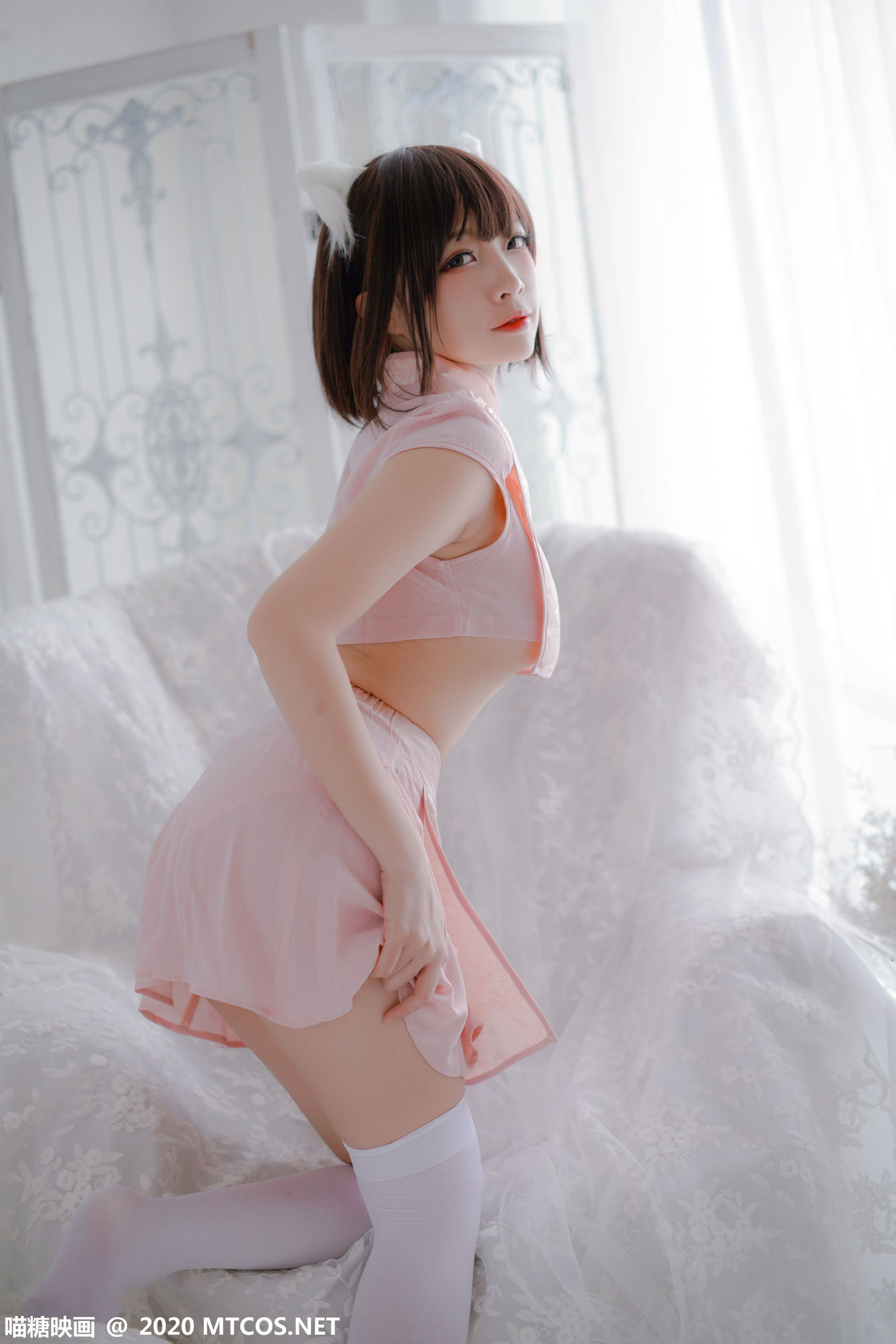 Miao Tang Films] HML.026 Pink Series Cheongsam