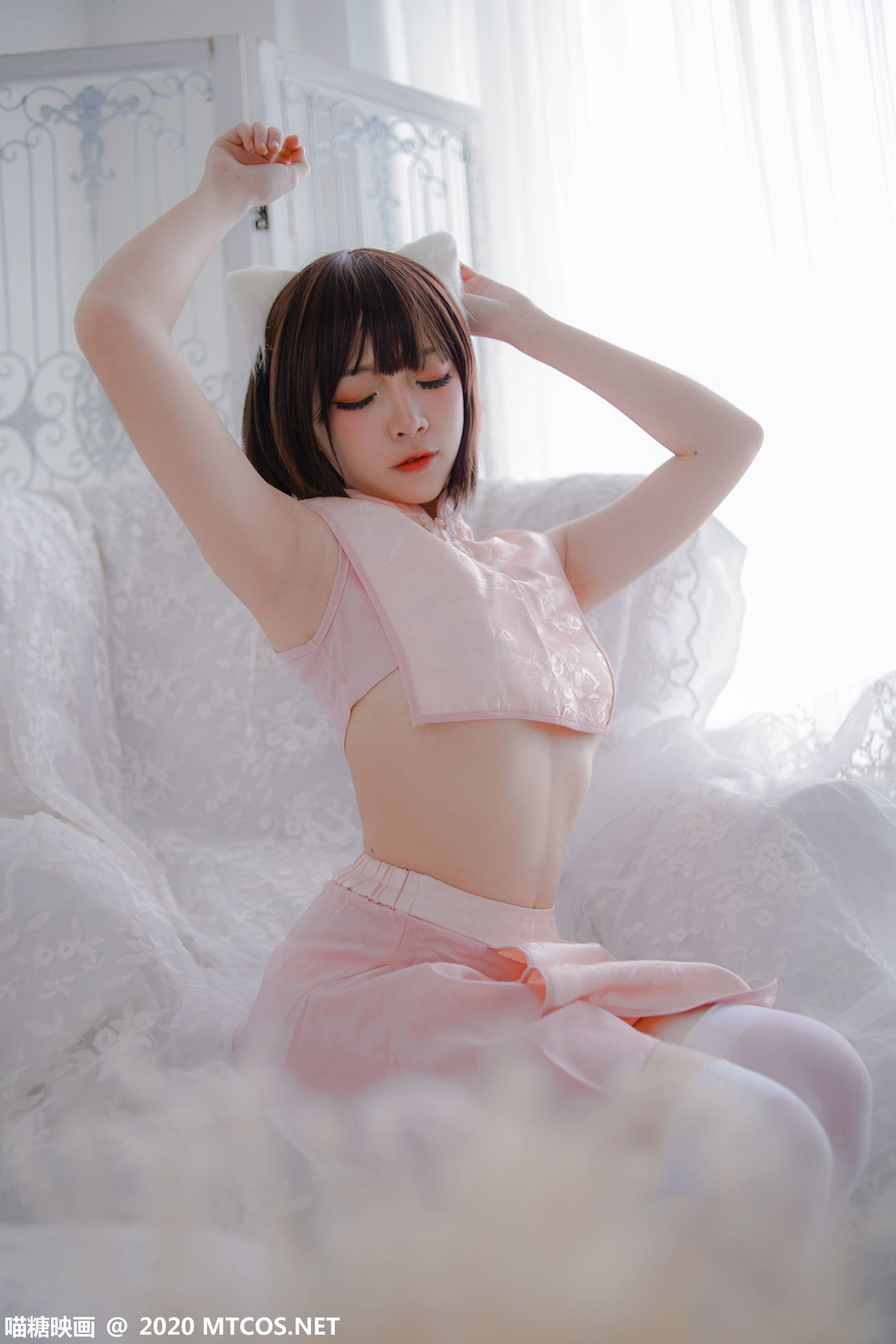 Miao Tang Films] HML.026 Pink Series Cheongsam