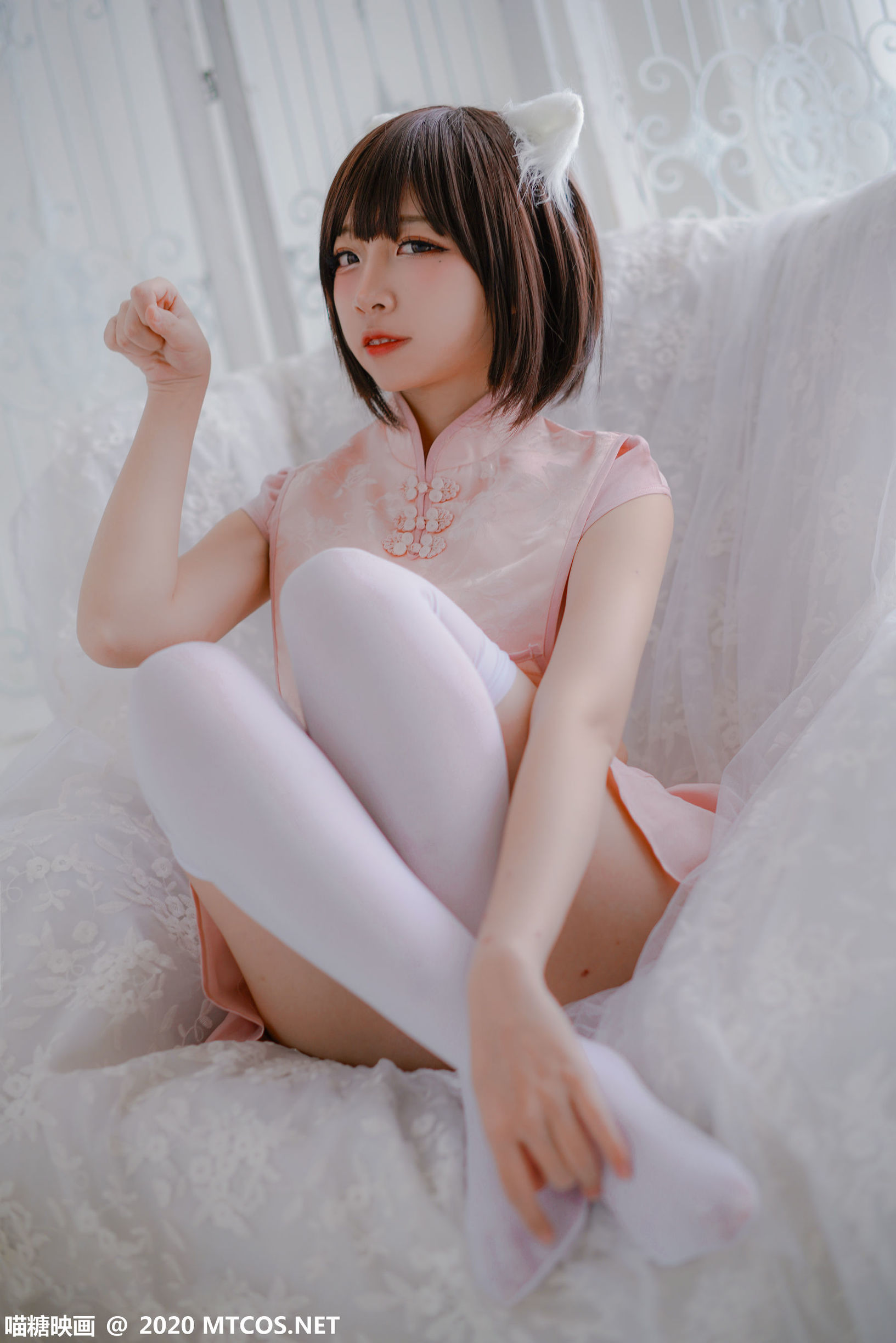 Miao Tang Films] HML.026 Pink Series Cheongsam