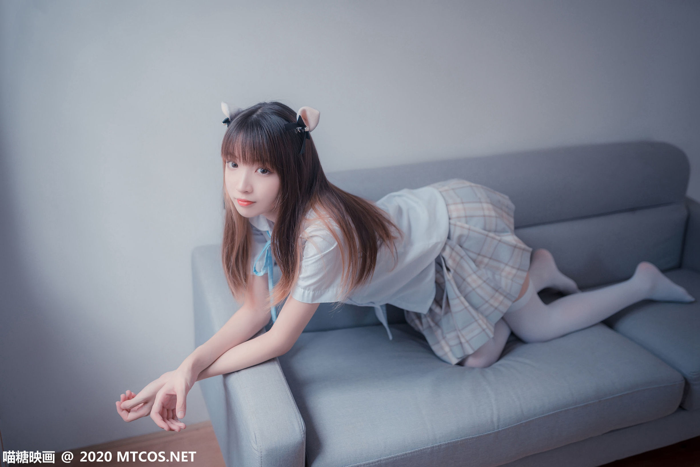 먀오탕영화] JKL.019 고양이 귀 JK 제복