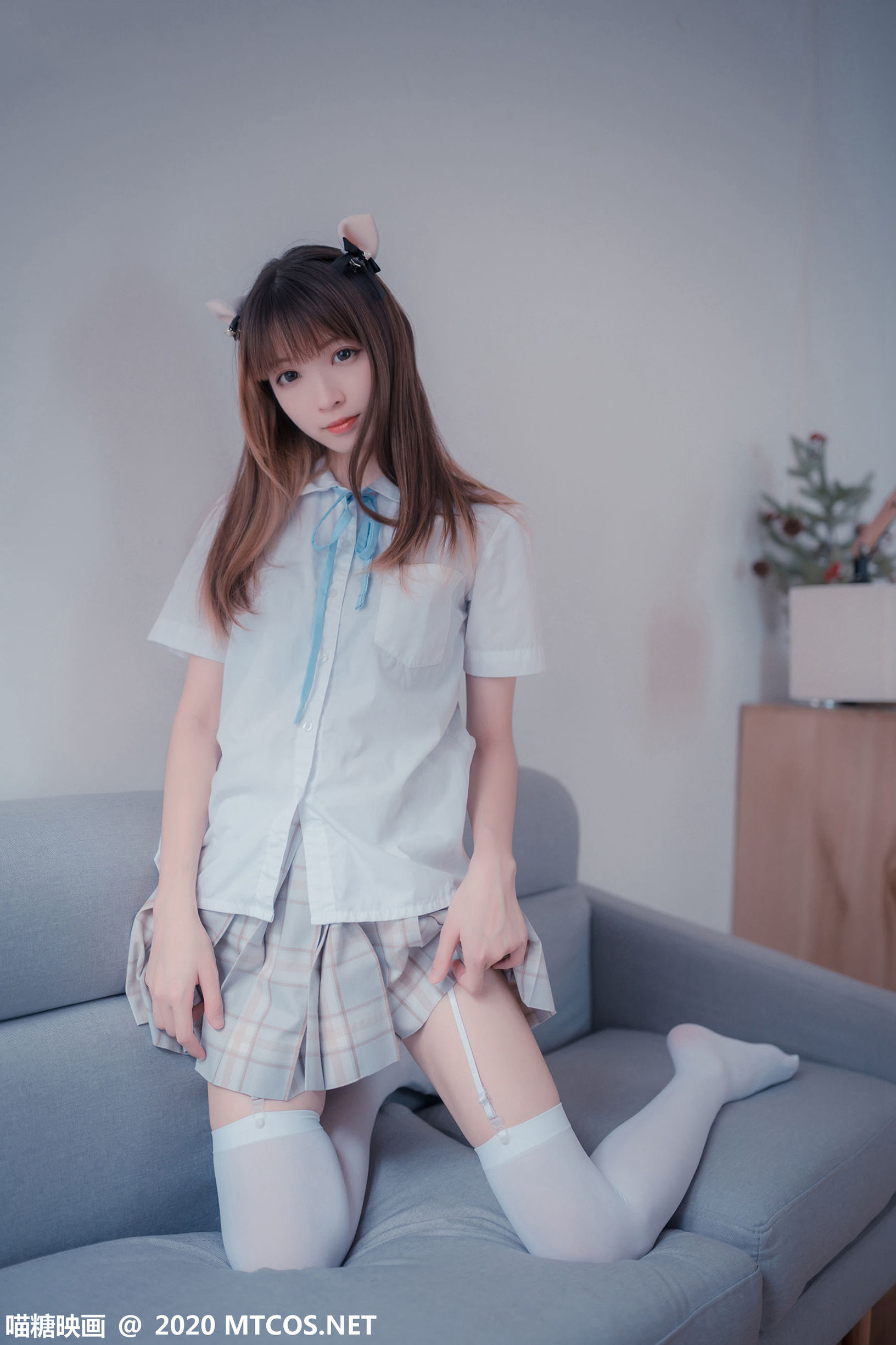먀오탕영화] JKL.019 고양이 귀 JK 제복
