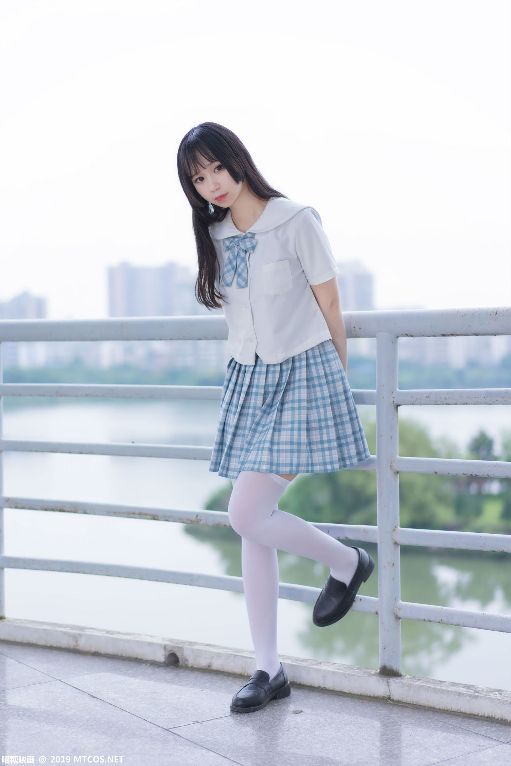 喵糖電影] VOL.015 白絲格子裙