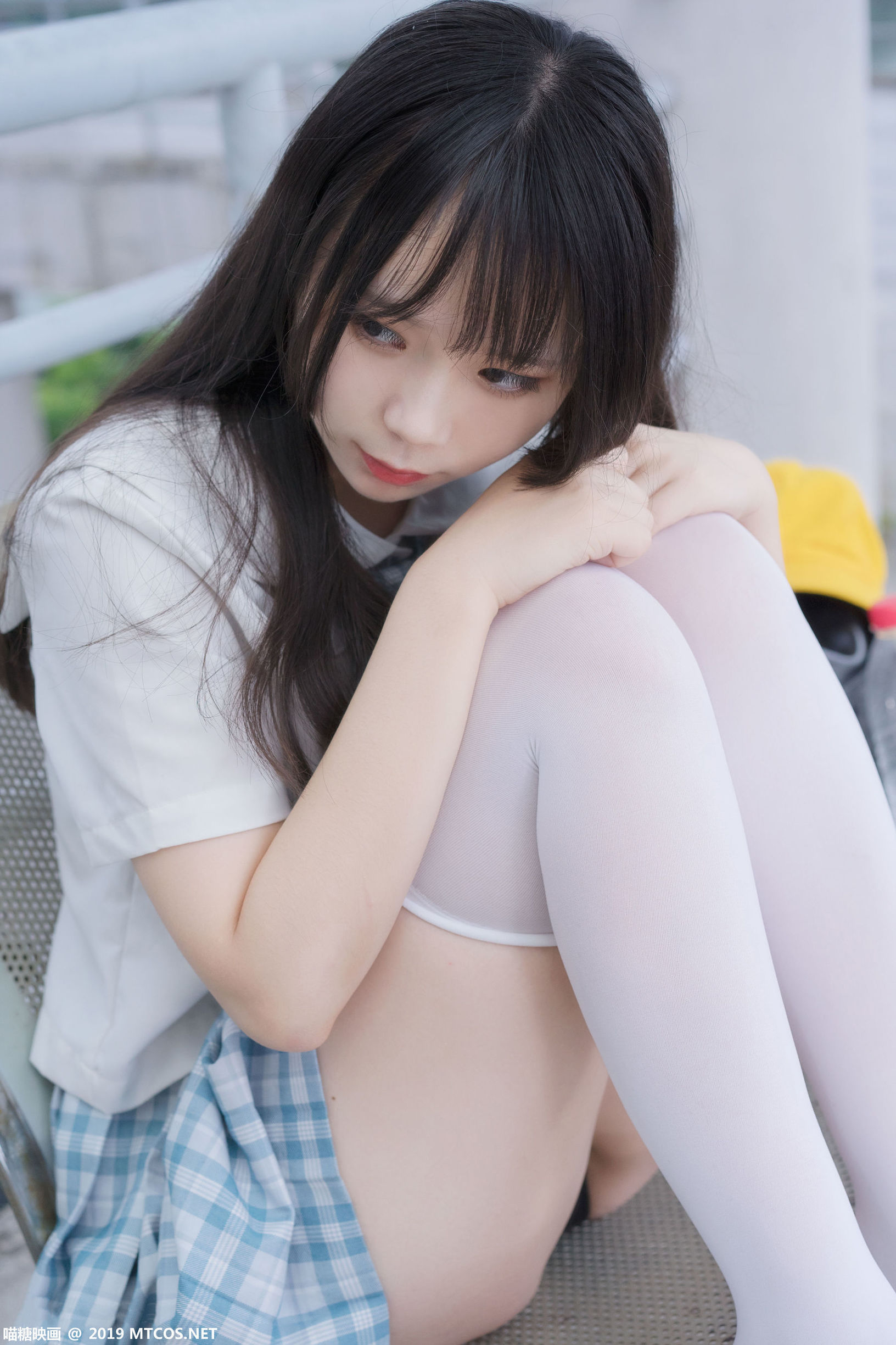 Quẩy Đường Phim] VOL.015 Váy lụa trắng kẻ caro