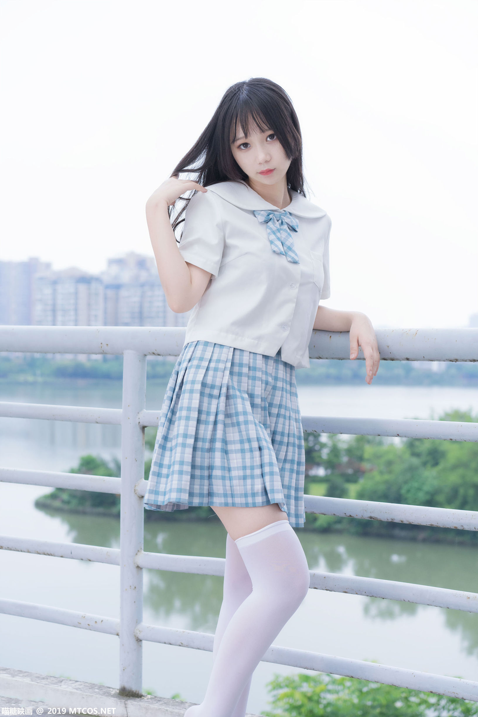 喵糖電影] VOL.015 白絲格子裙
