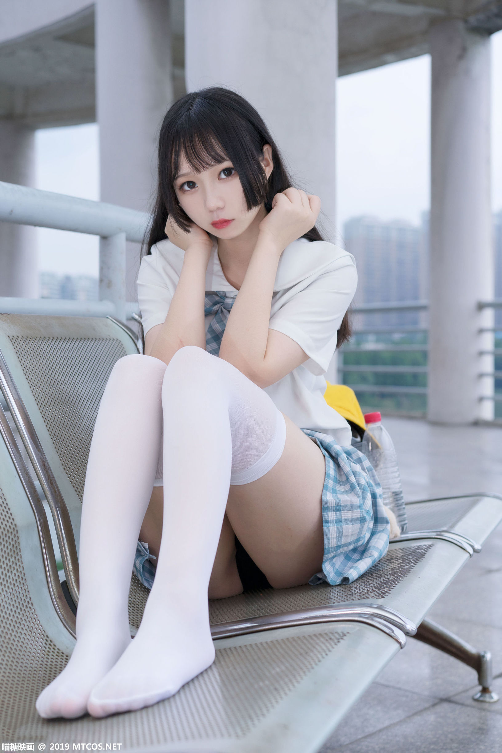 Quẩy Đường Phim] VOL.015 Váy lụa trắng kẻ caro