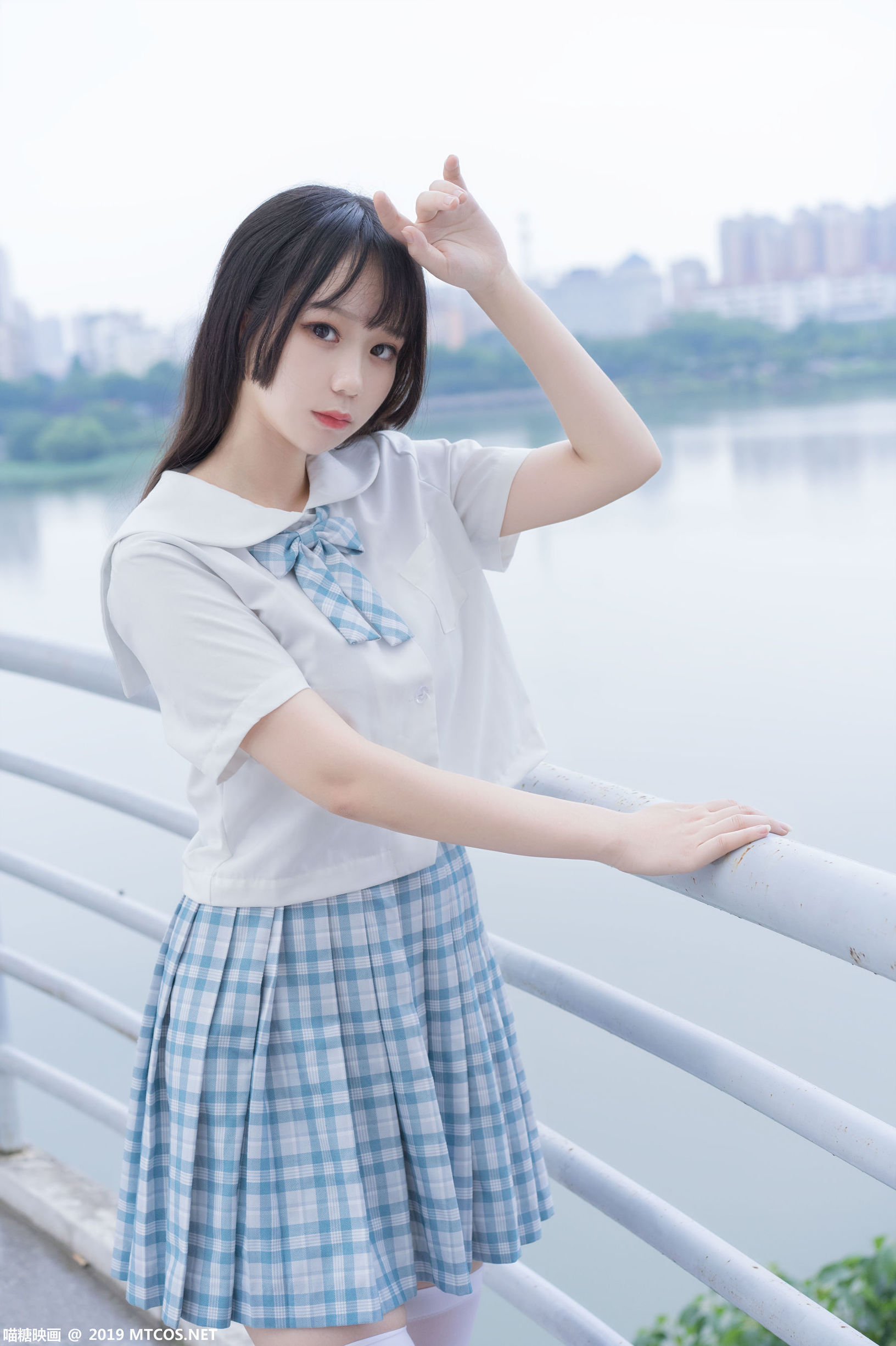 喵糖電影] VOL.015 白絲格子裙