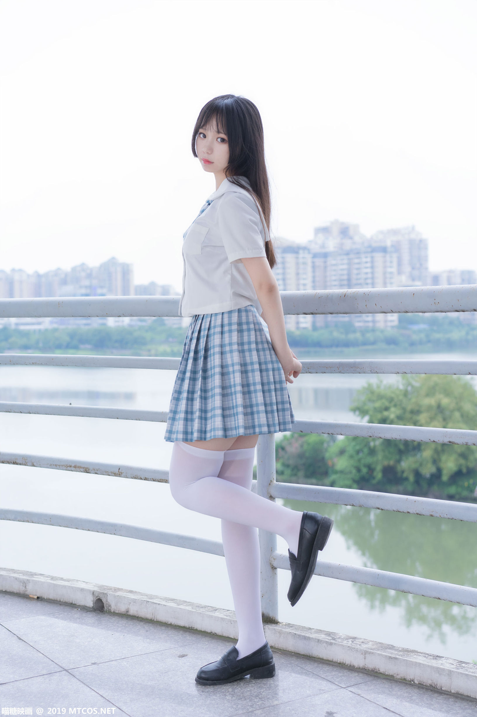 喵糖電影] VOL.015 白絲格子裙
