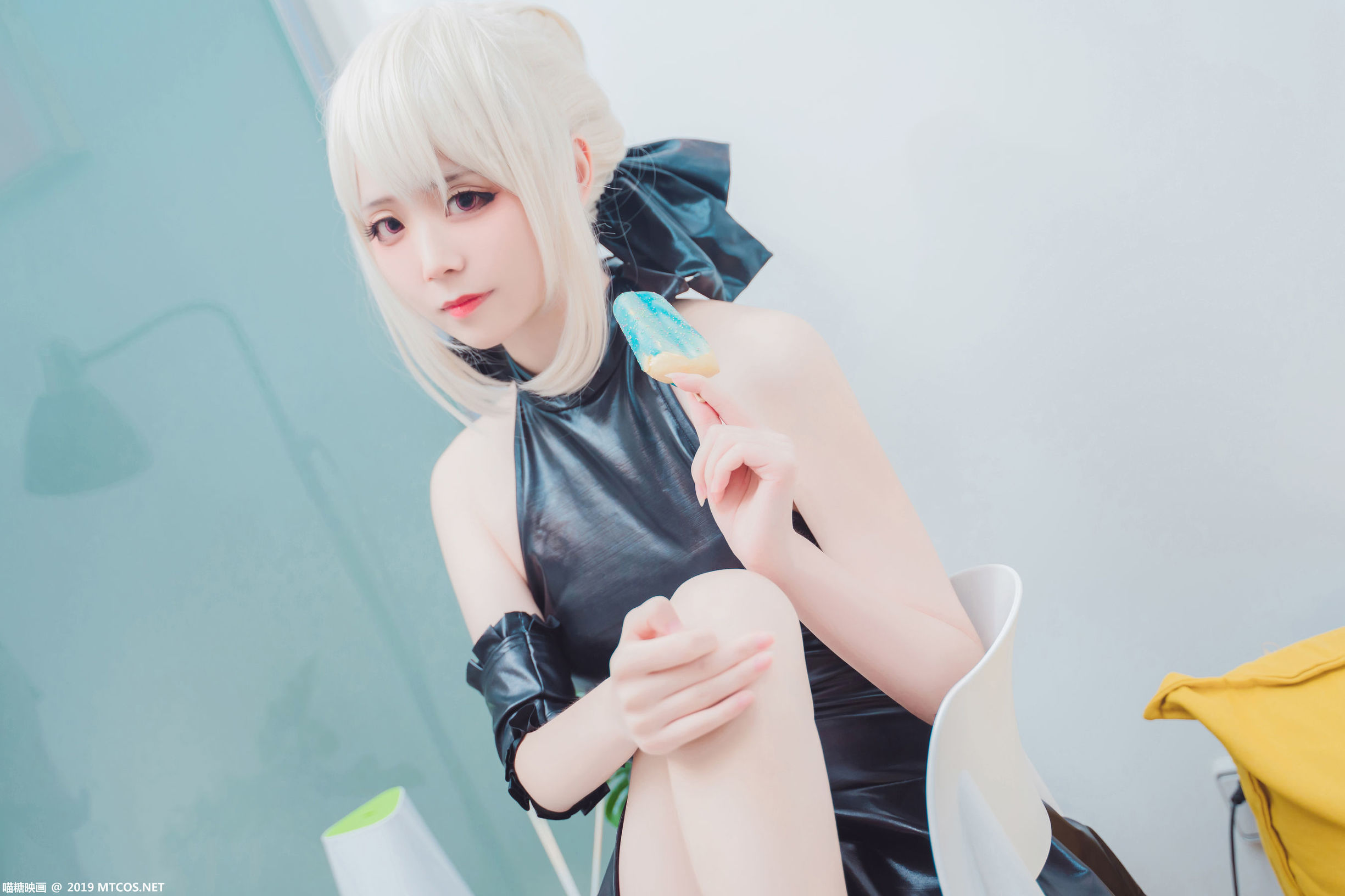 Miêu Đường Điện Ảnh] VOL.026 Quần áo vinyl đen