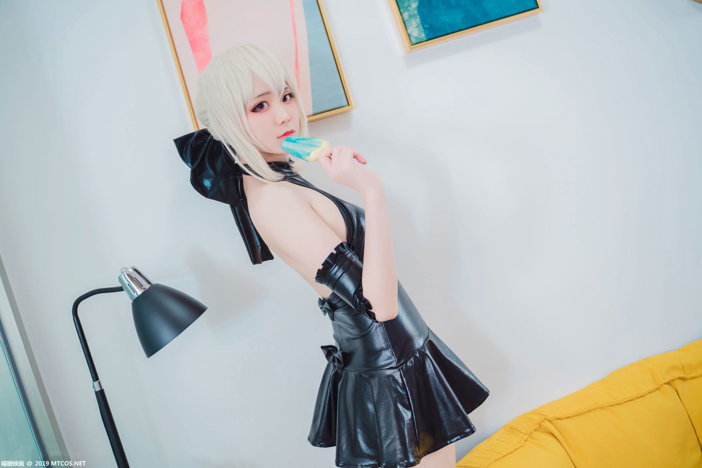 Miêu Đường Điện Ảnh] VOL.026 Quần áo vinyl đen