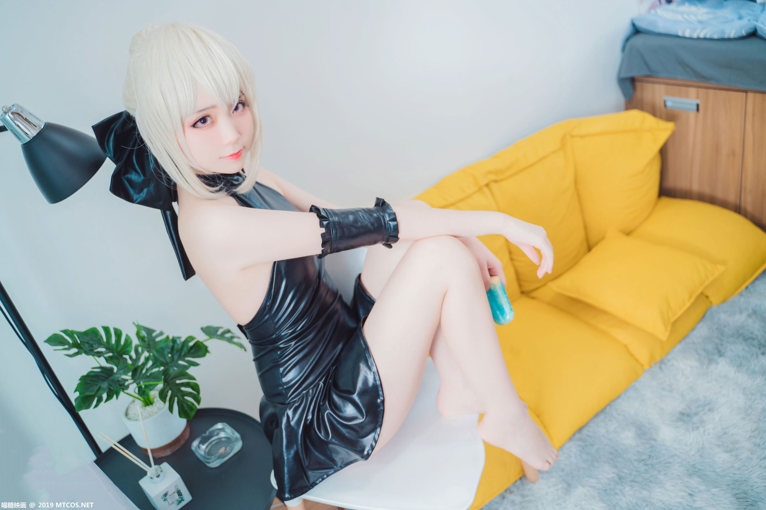 Miêu Đường Điện Ảnh] VOL.026 Quần áo vinyl đen