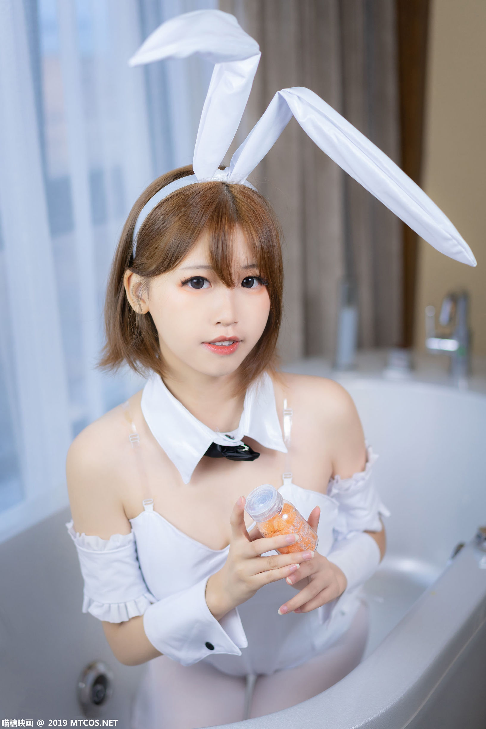 Meow Sugar Film] VOL.041 White Bunny Girl