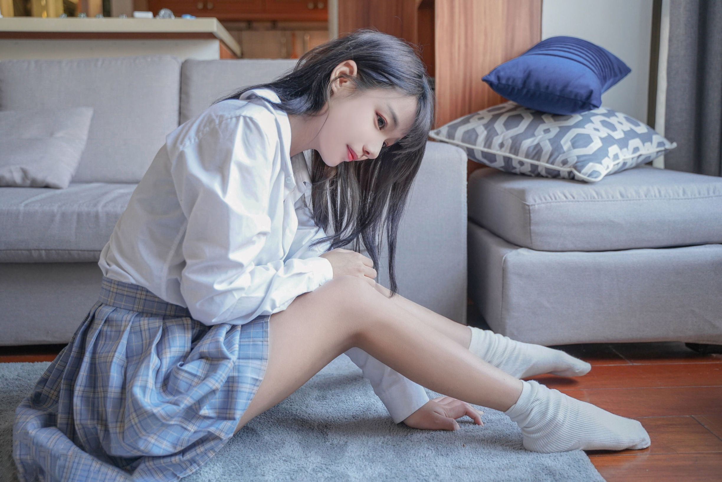 Meow Sugar Film] VOL.047 Bare Leg Uniform Skirt