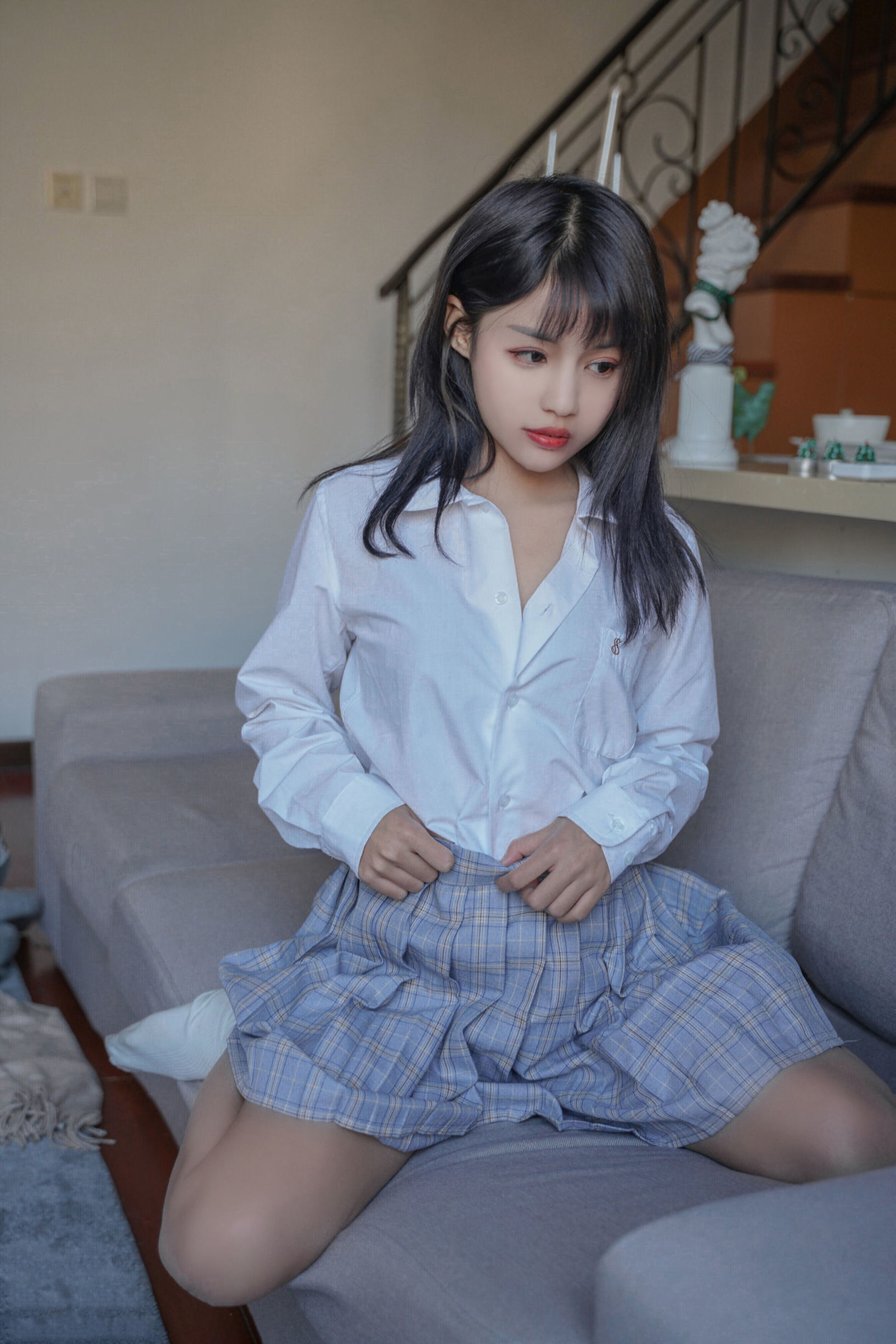 Meow Sugar Film] VOL.047 Bare Leg Uniform Skirt