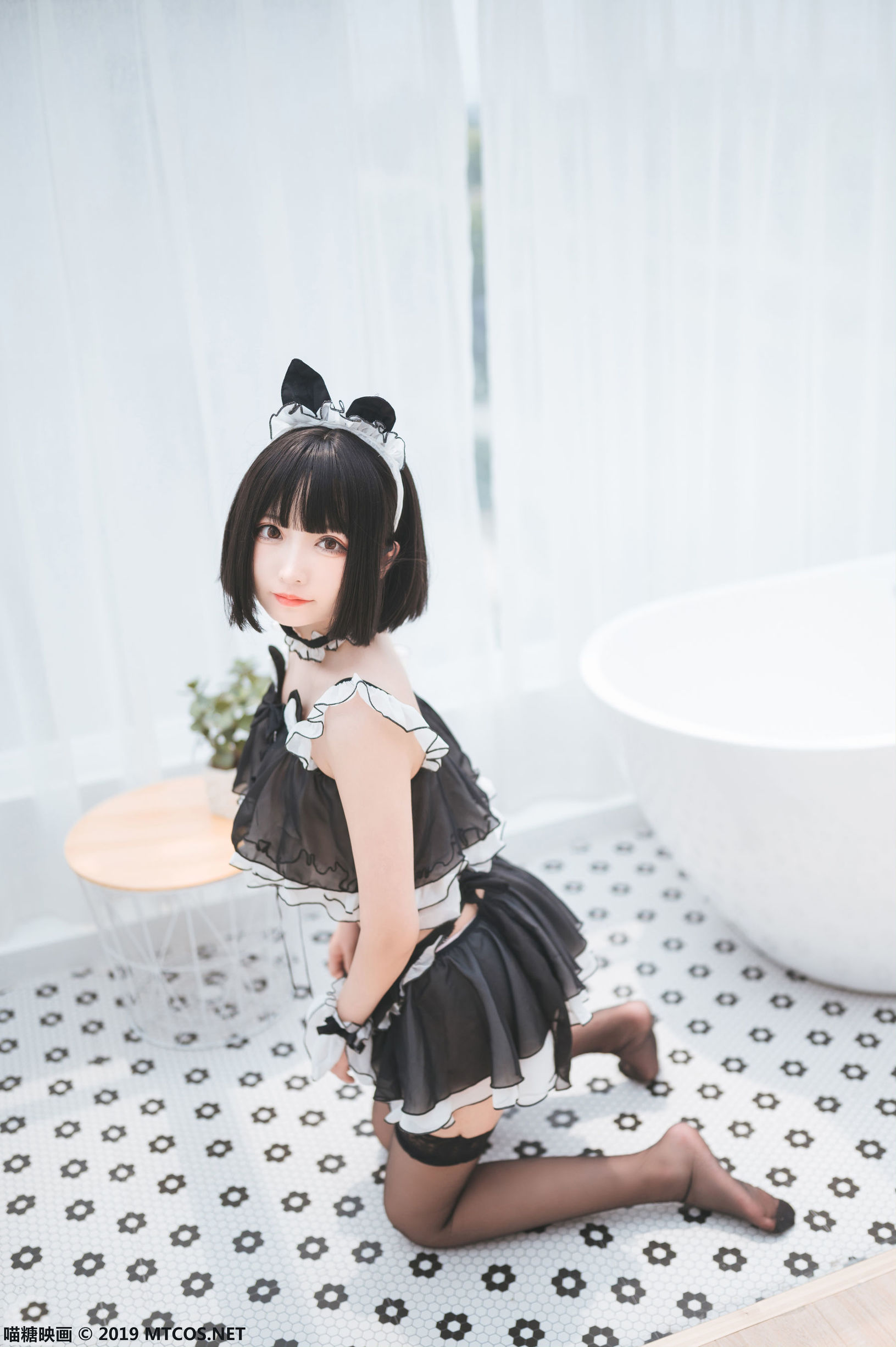 Meow Sugar Film] VOL.060 Black Silk Cat Ears
