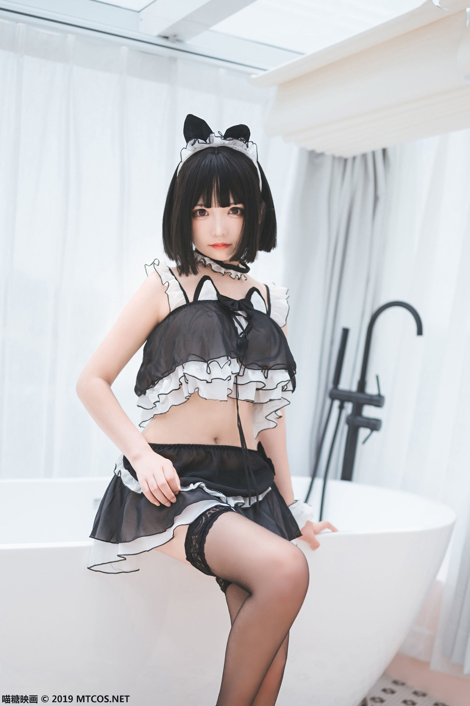 Meow Sugar Film] VOL.060 Black Silk Cat Ears