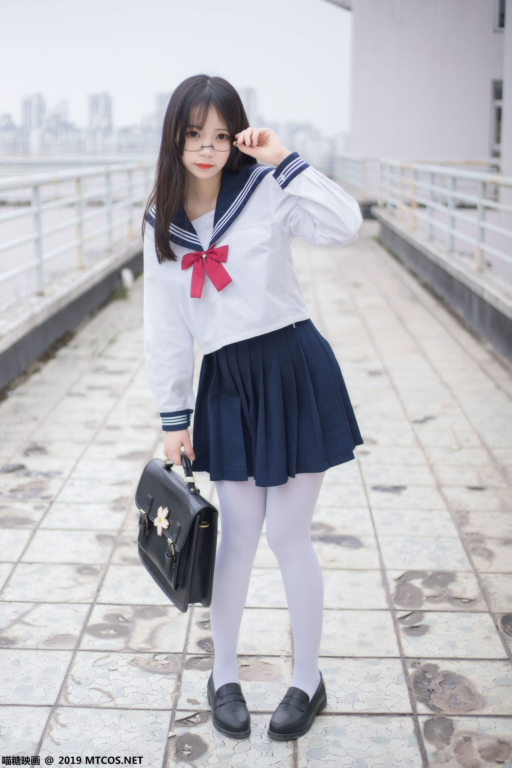 Miêu Đường Điện Ảnh] VOL.067 Miêu Miêu's tất trắng đồng phục thủy thủ