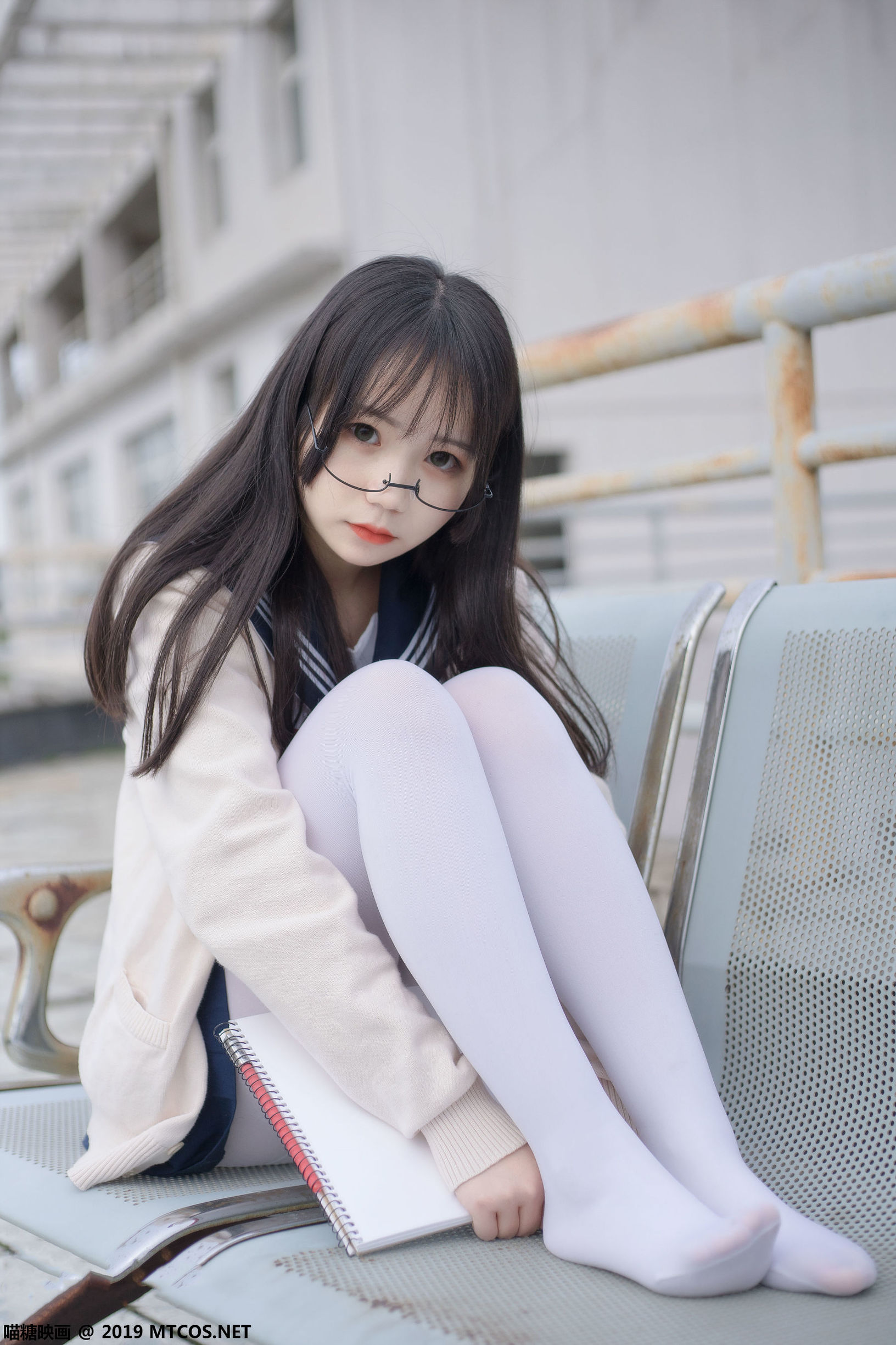 Miêu Đường Điện Ảnh] VOL.067 Miêu Miêu's tất trắng đồng phục thủy thủ