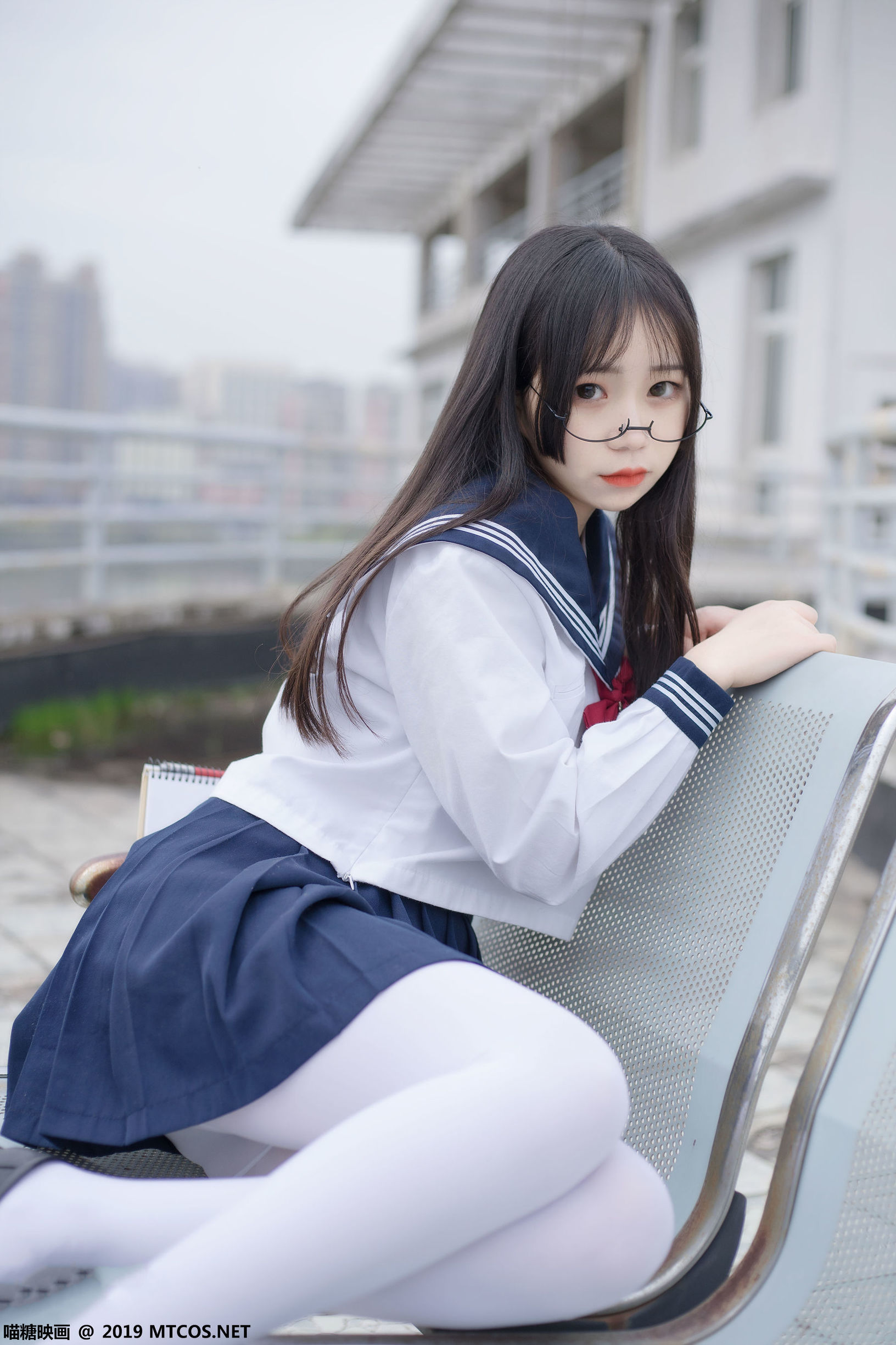 Miêu Đường Điện Ảnh] VOL.067 Miêu Miêu's tất trắng đồng phục thủy thủ