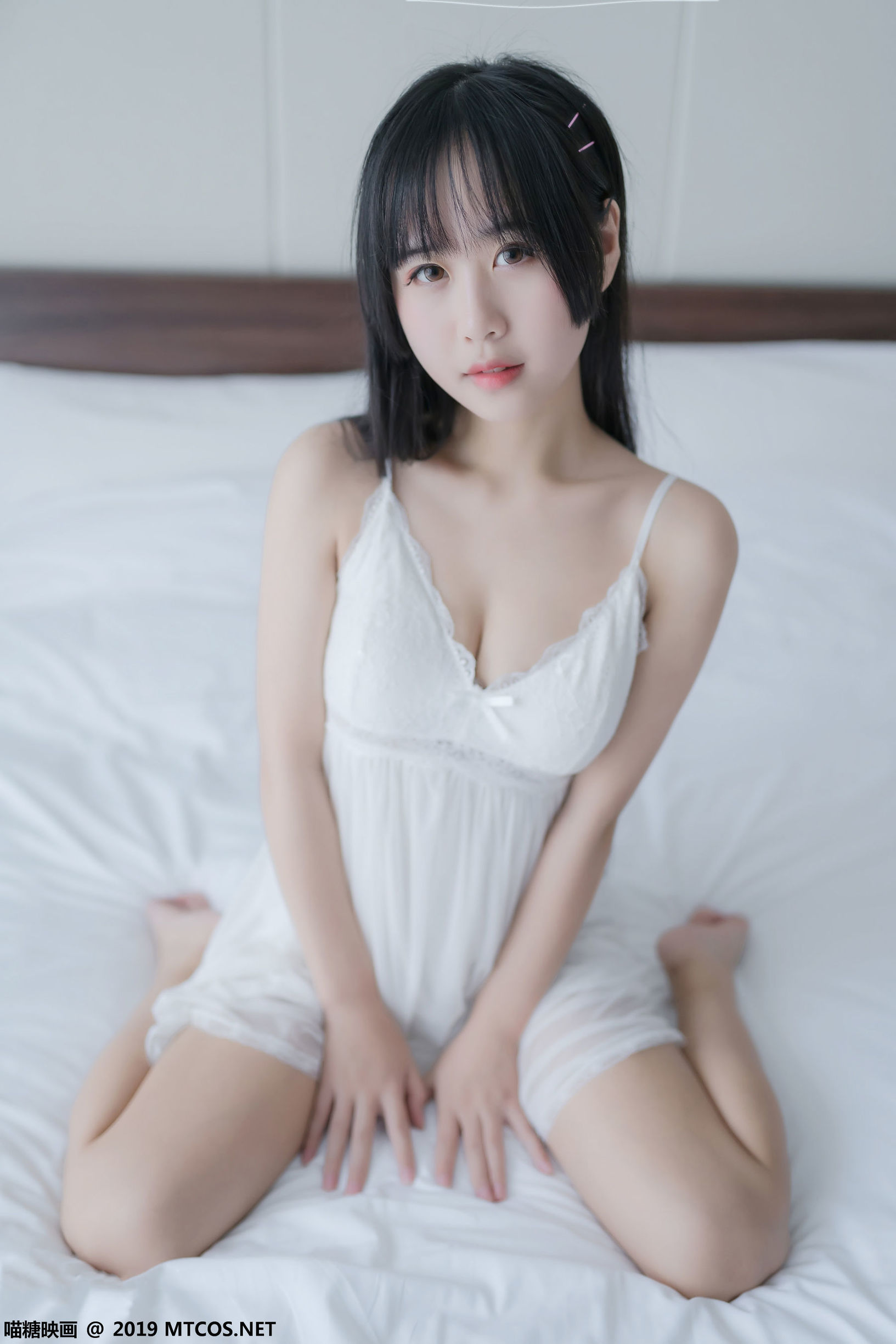 Meow Sugar Film] Vol. 069 White Gauze Skirt