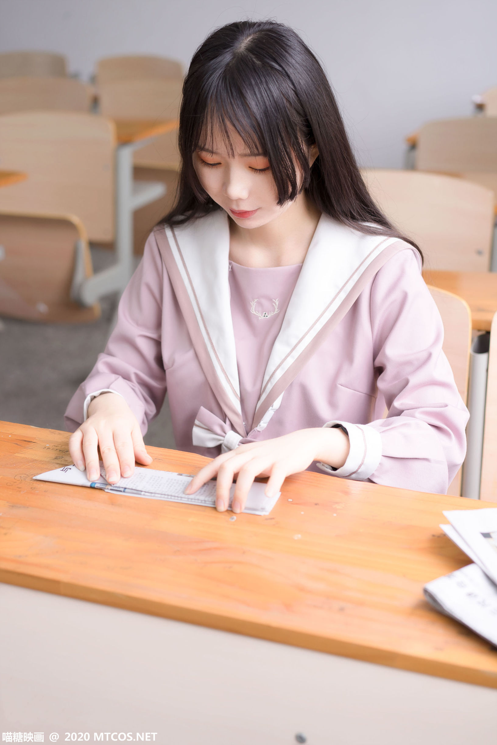Meow Sugar Films] Vol. 074 Pink JK Miss