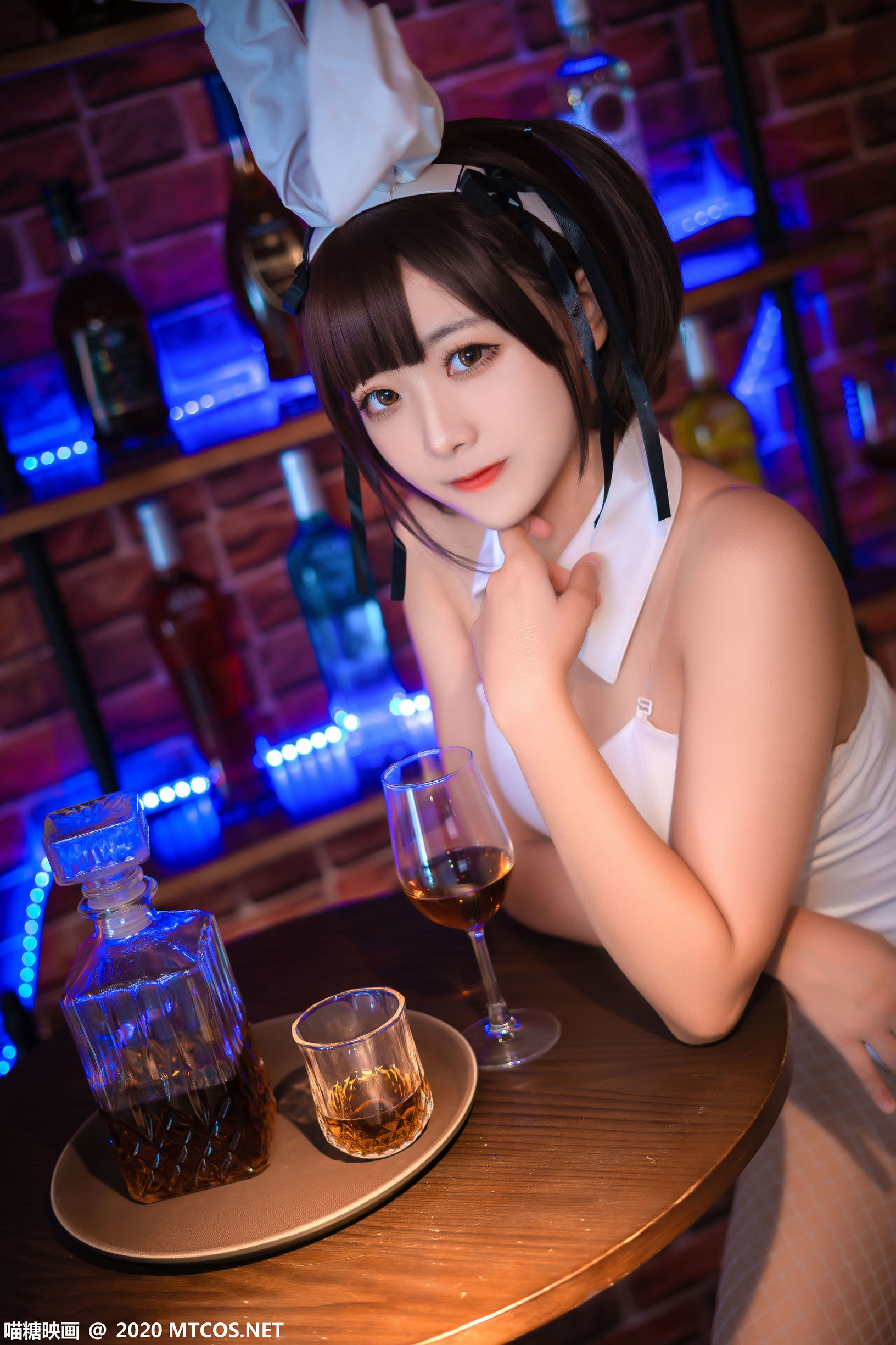 喵糖映画] VOL.080 網タイツバニーガール