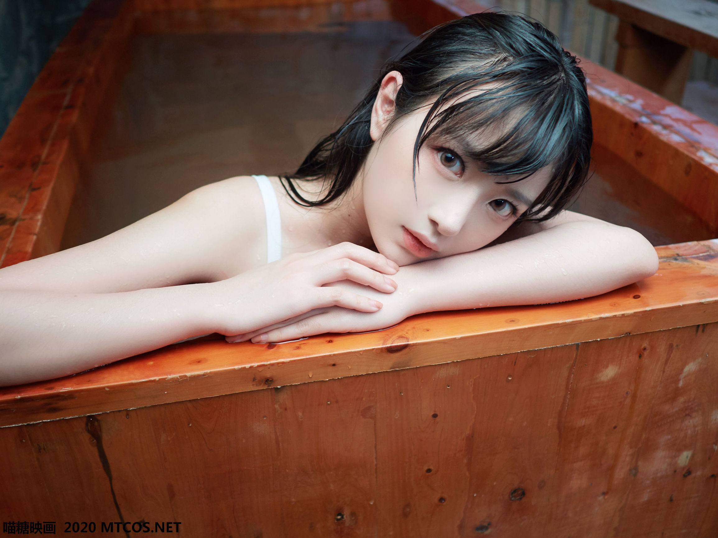 Meow Sugar Film] Vol. 144: School Swimsuit Hot Spring