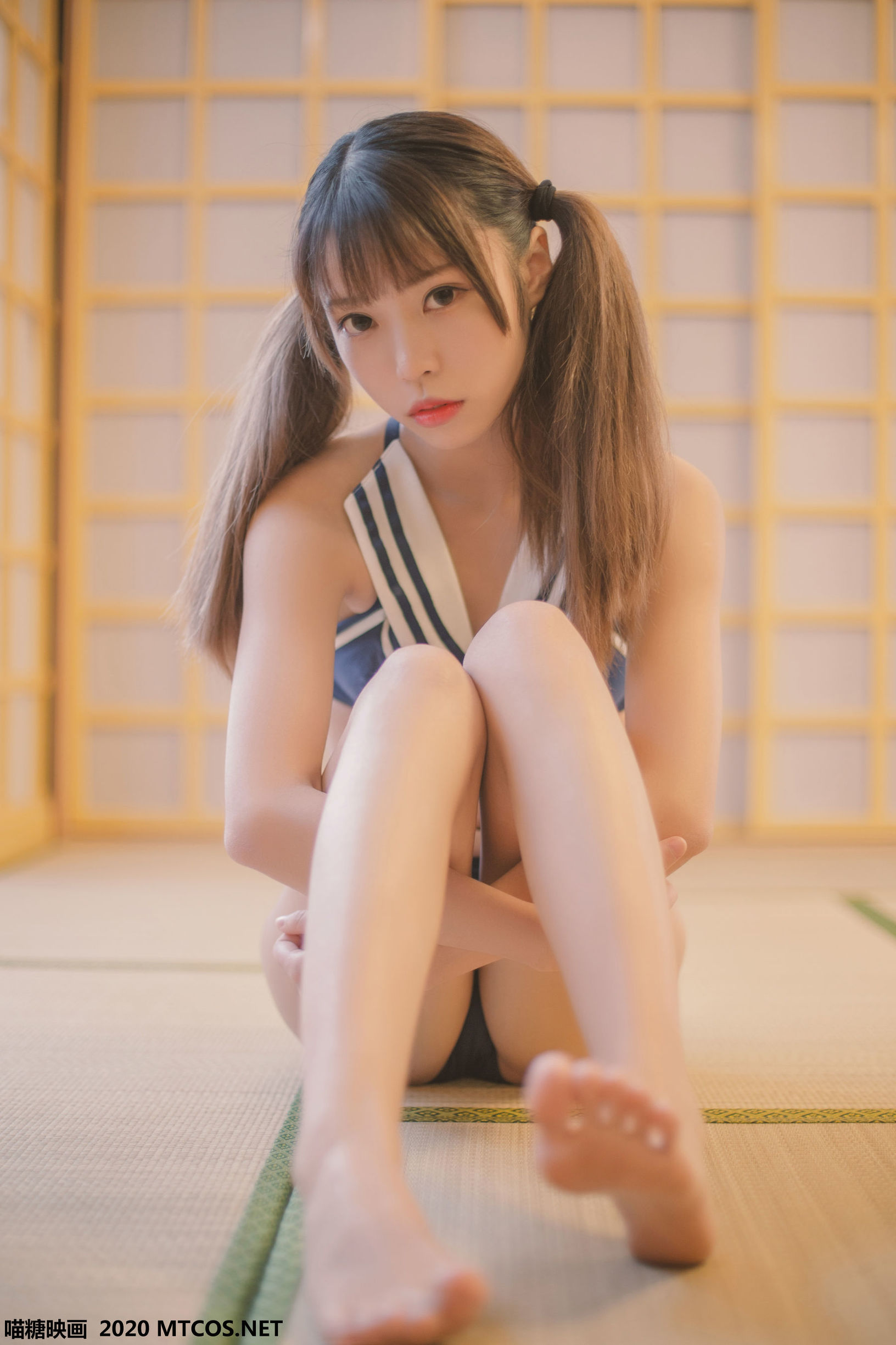 Miêu Đường Điện Ảnh] VOL.153 Đồ bơi xanh trắng