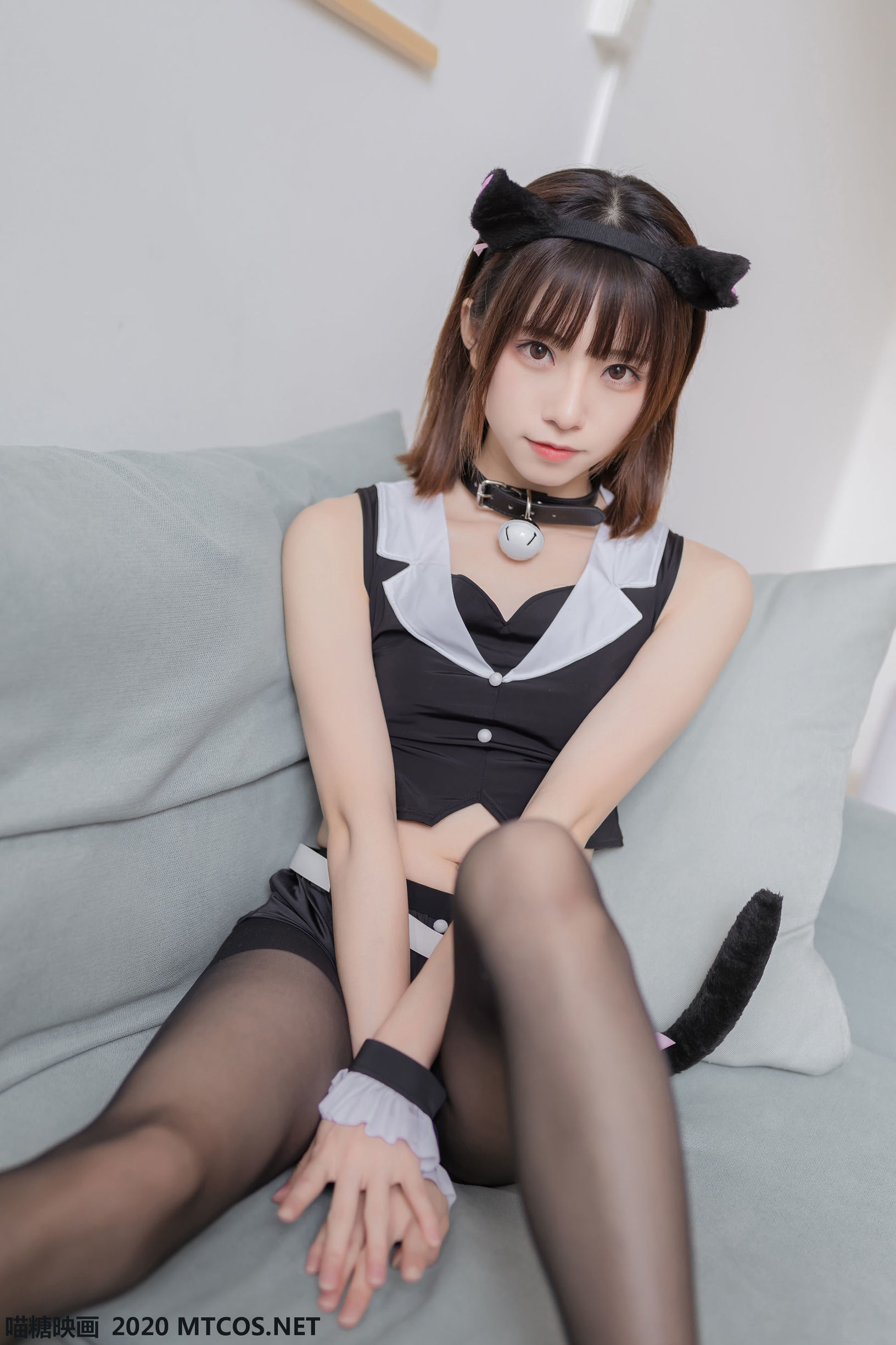 ニャウトウ映画] VOL.154 黒ストッキング猫耳娘