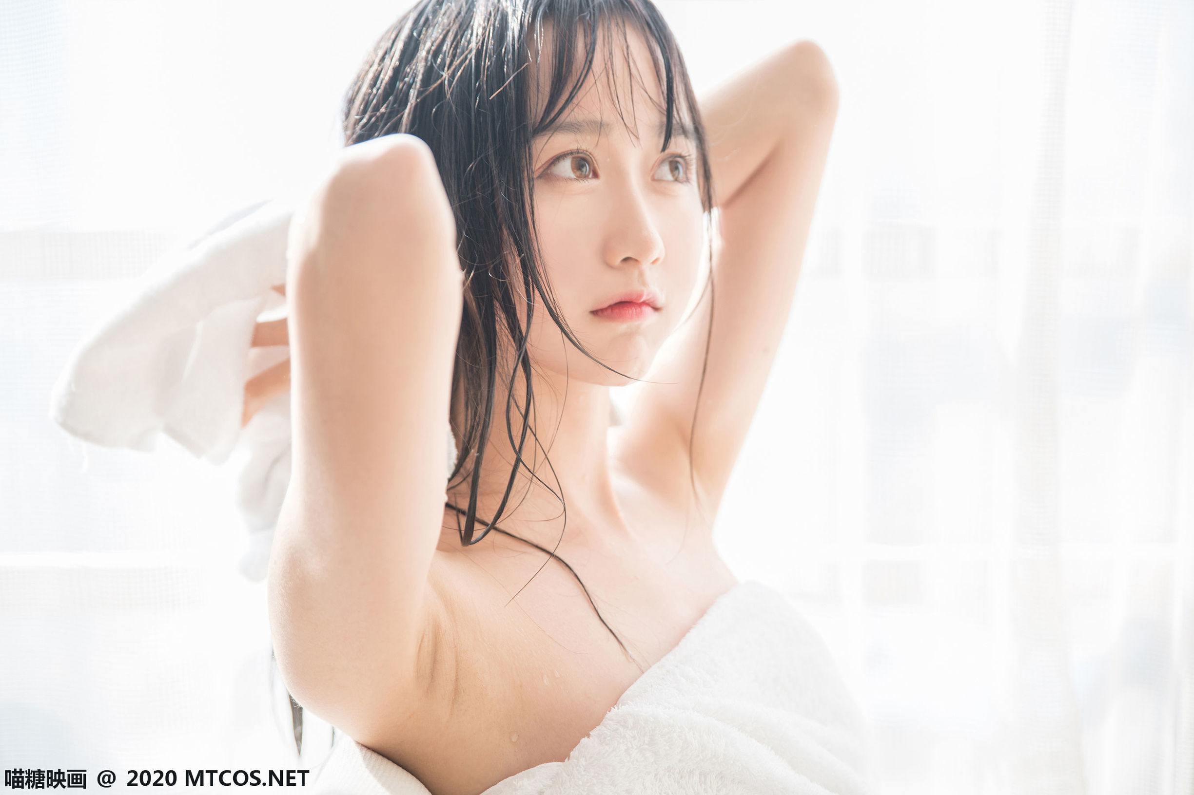喵糖映画] VOL.174 純白浴巾