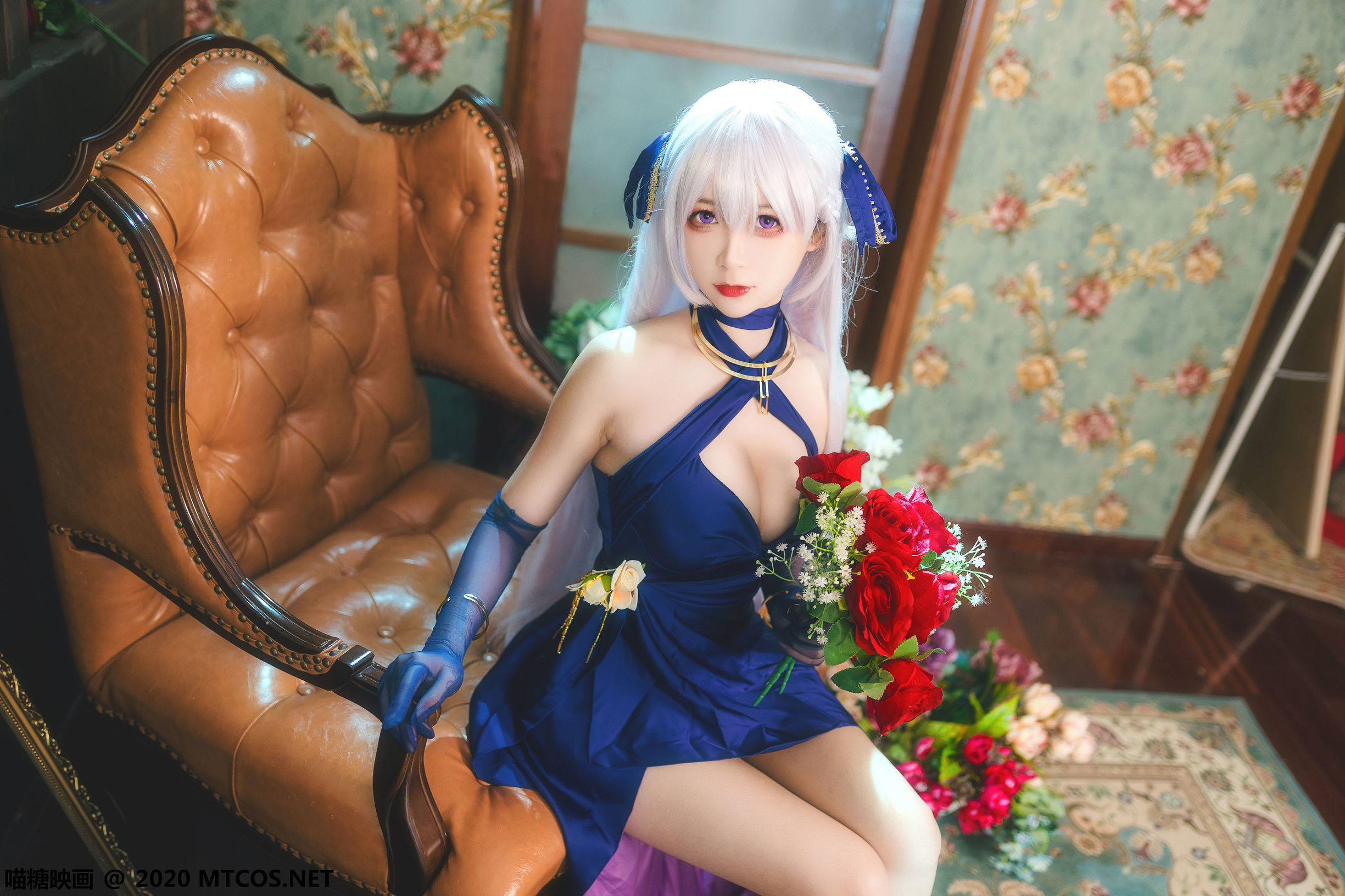 Meow Sugar Films] Vol. 210 Befa Red Blue Formal Dress