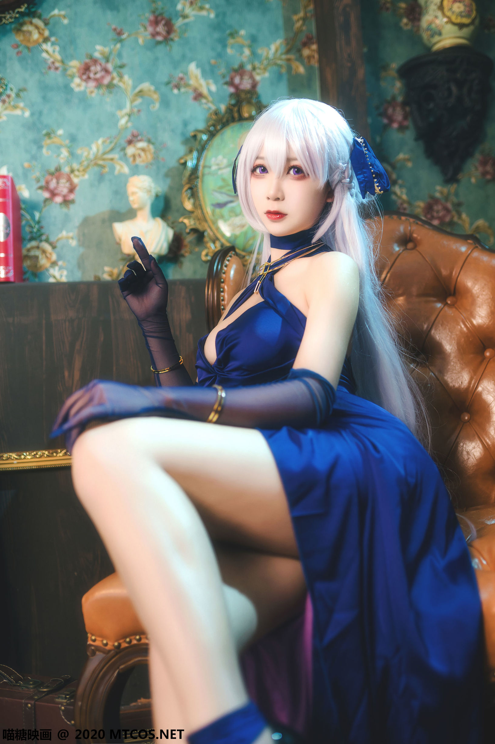 Meow Sugar Films] Vol. 210 Befa Red Blue Formal Dress